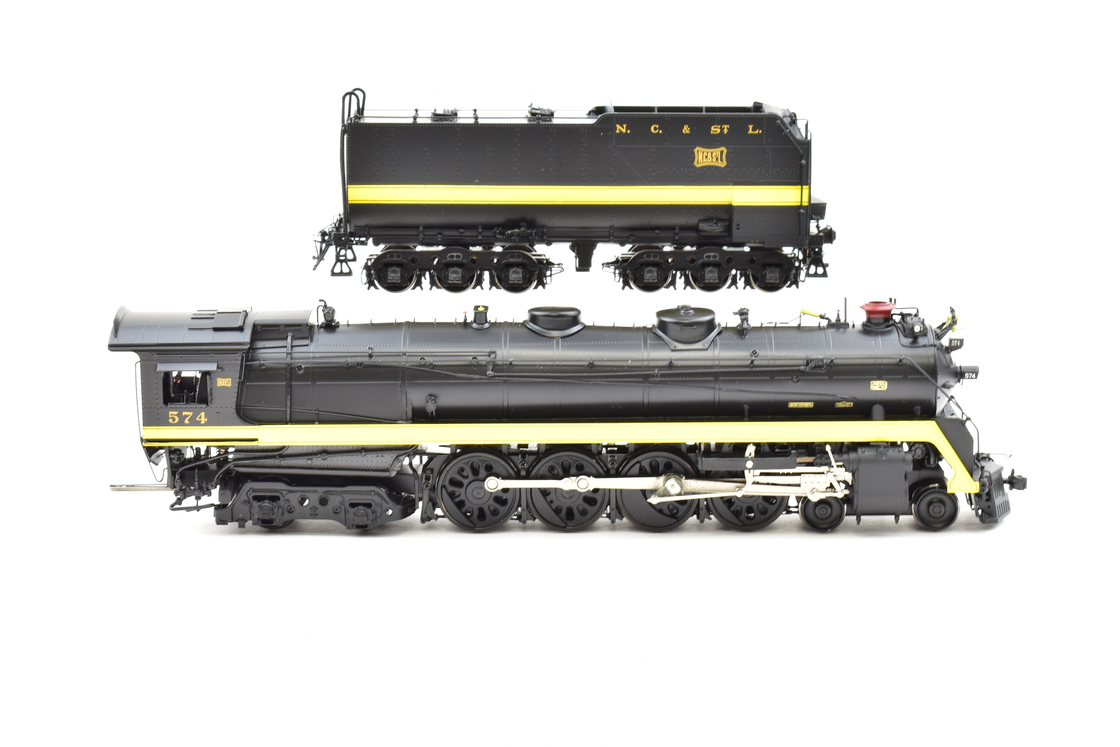 HO Brass OMI - Overland Models 4-8-4 Yellow Jacket No. 574 NC&StL