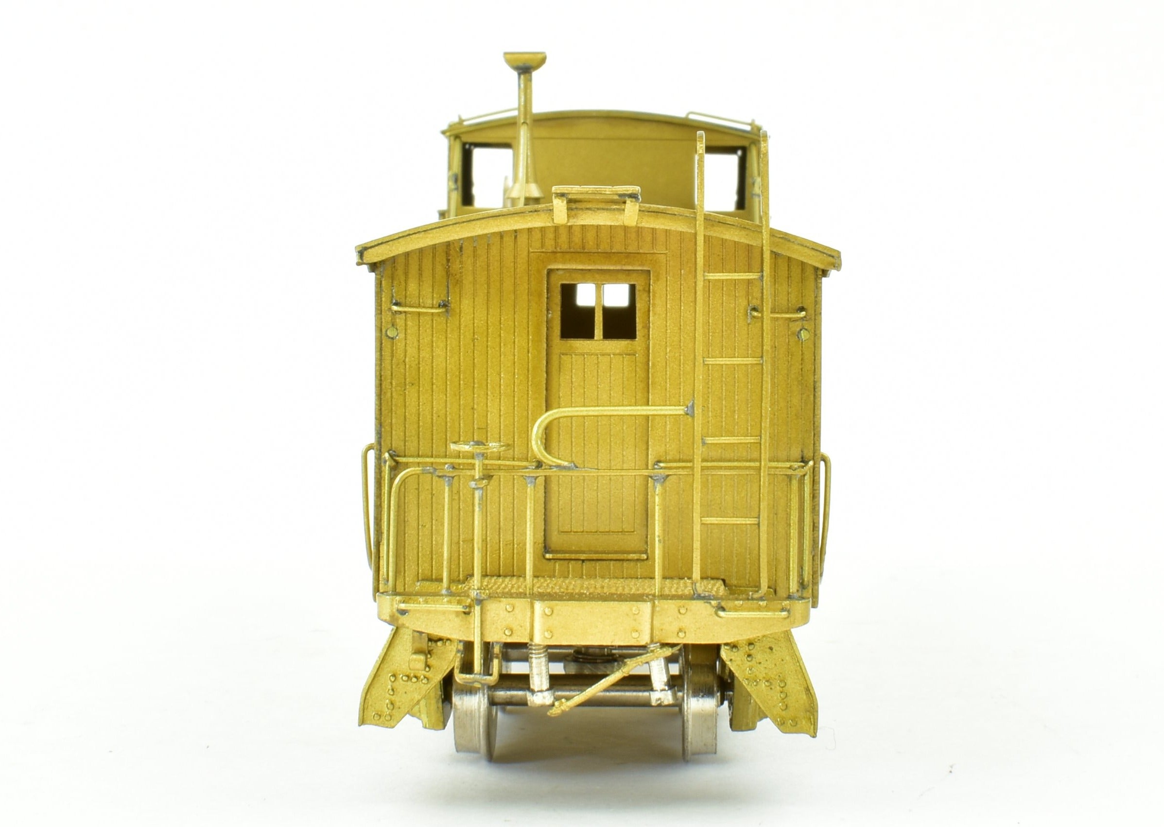 HO Scale Brass Model of Oriental Limited CB&Q - Burlington Route NE - 1 28 - foot Wood Caboose for Model Trains