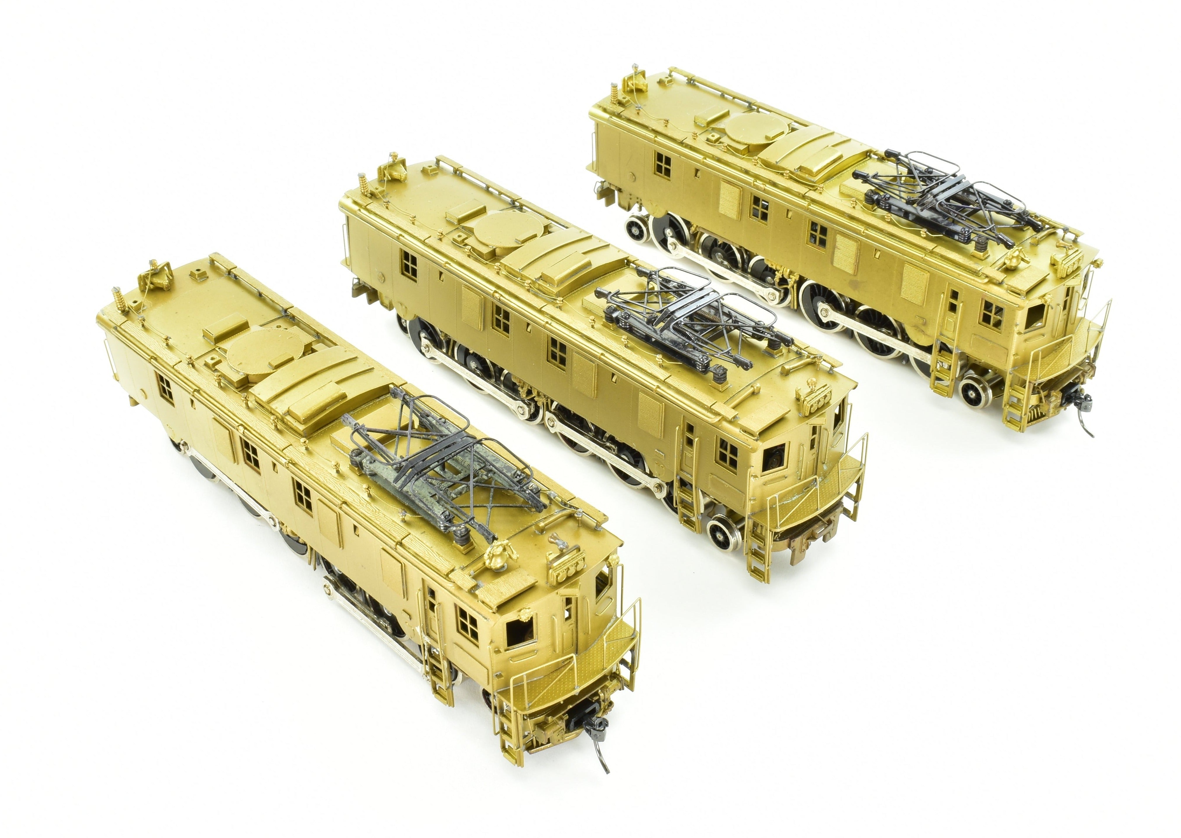 High - Quality HO Scale Brass Alco Models Virginian EL - 3a Jackshaft 3 - Unit Electric Locomotive Model for Train Enthusiasts