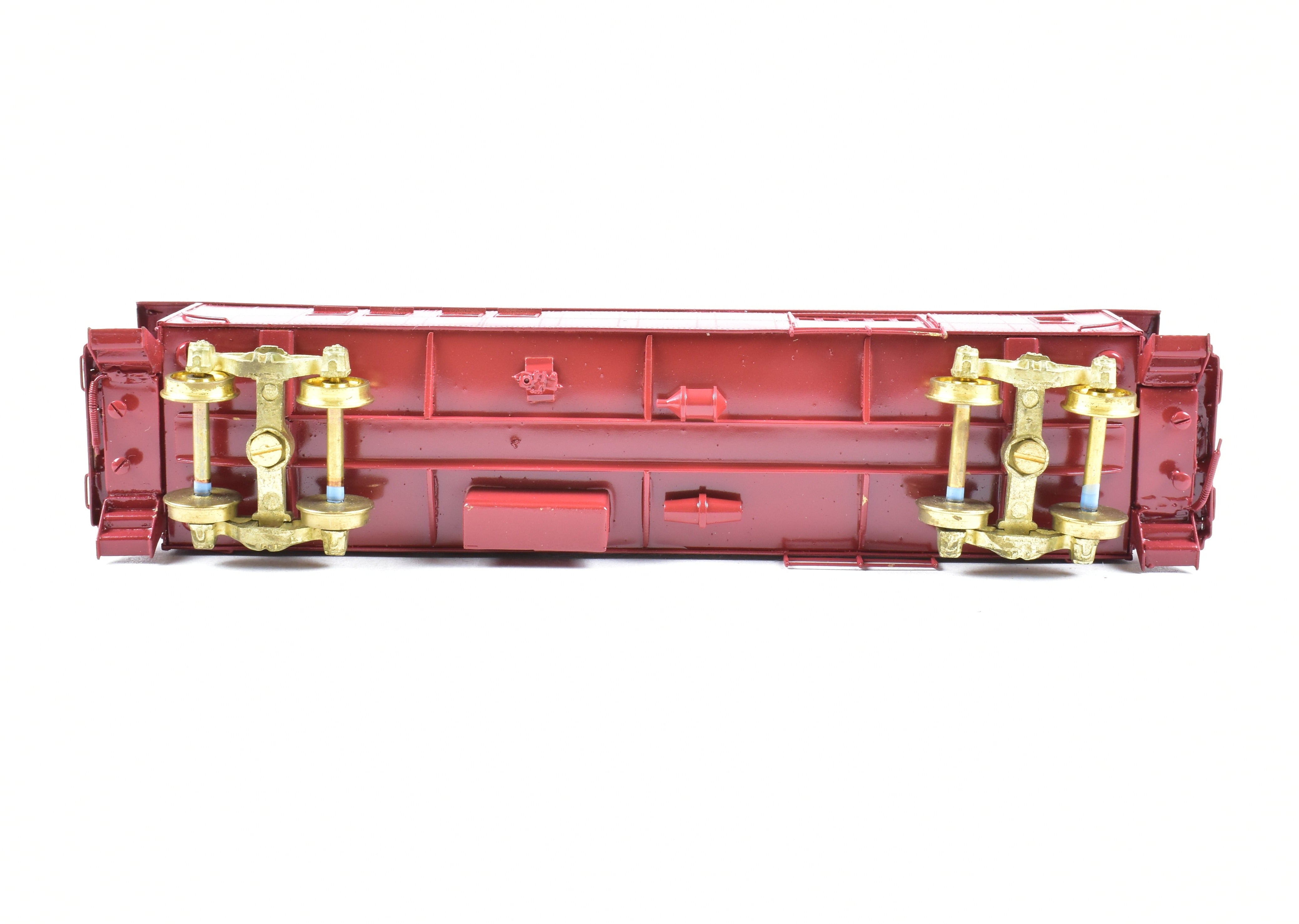 HO Scale Brass Hallmark Models ATSF - Santa Fe Transfer Caboose with Factory - Applied Paint and Unlettered Design