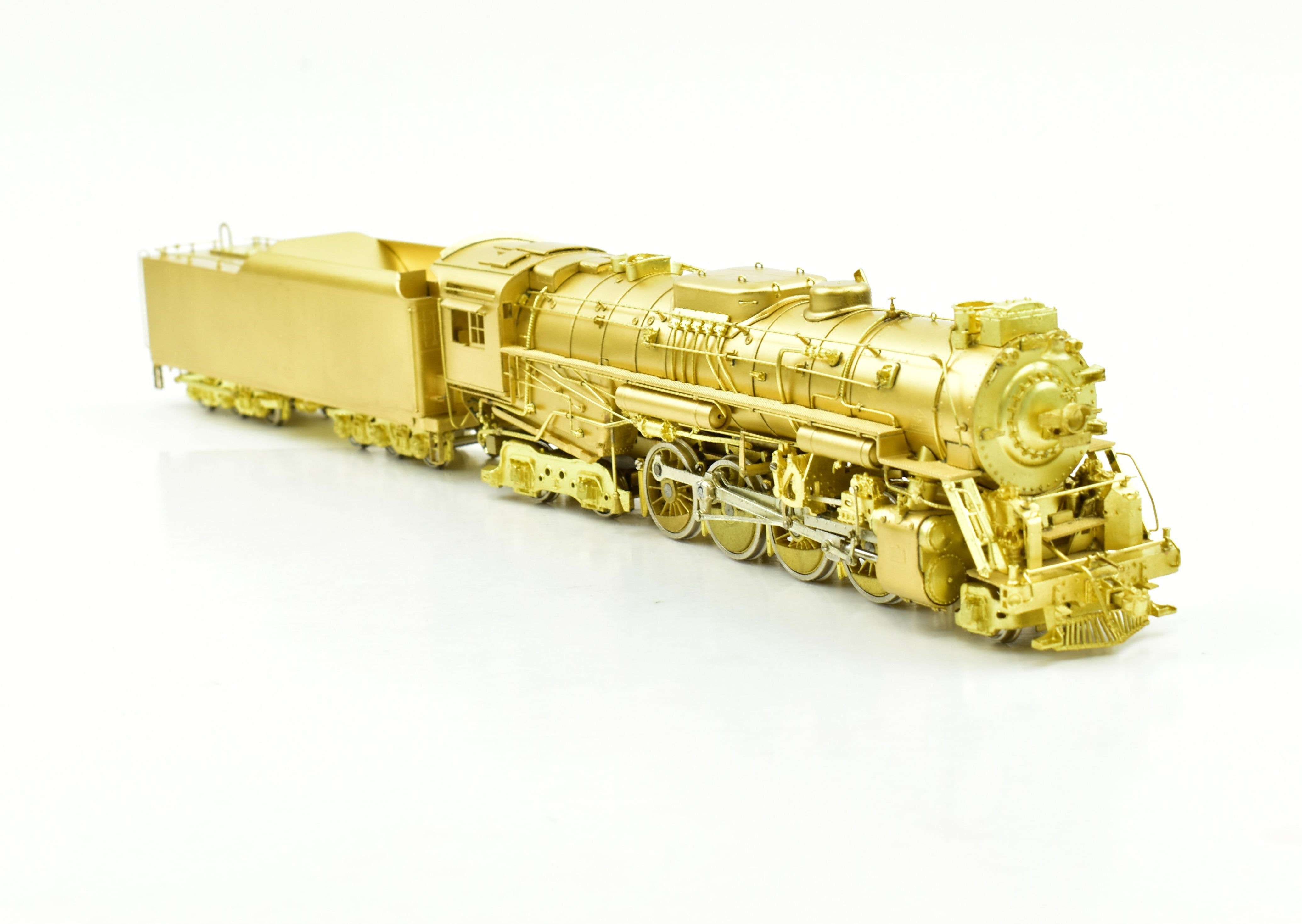 HO Scale Brass Model Train Key Imports PM - Pere Marquette N - 1 2 - 8 - 4 Berkshire Steam Locomotive