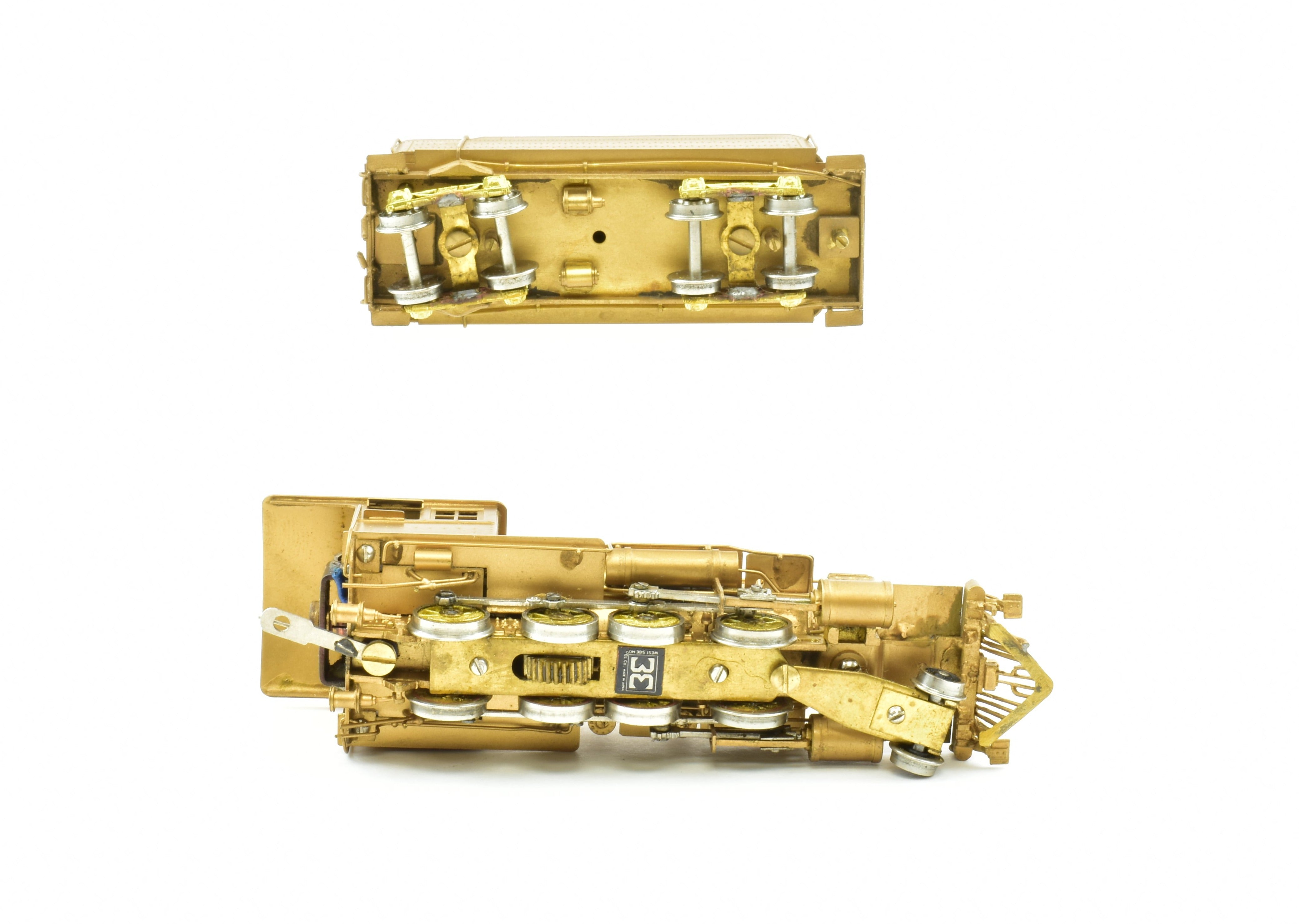 Brass Model Train - Westside Model Co. D&RGW Denver & Rio Grande Western C - 16 2 - 8 - 0 Steam Locomotive #278