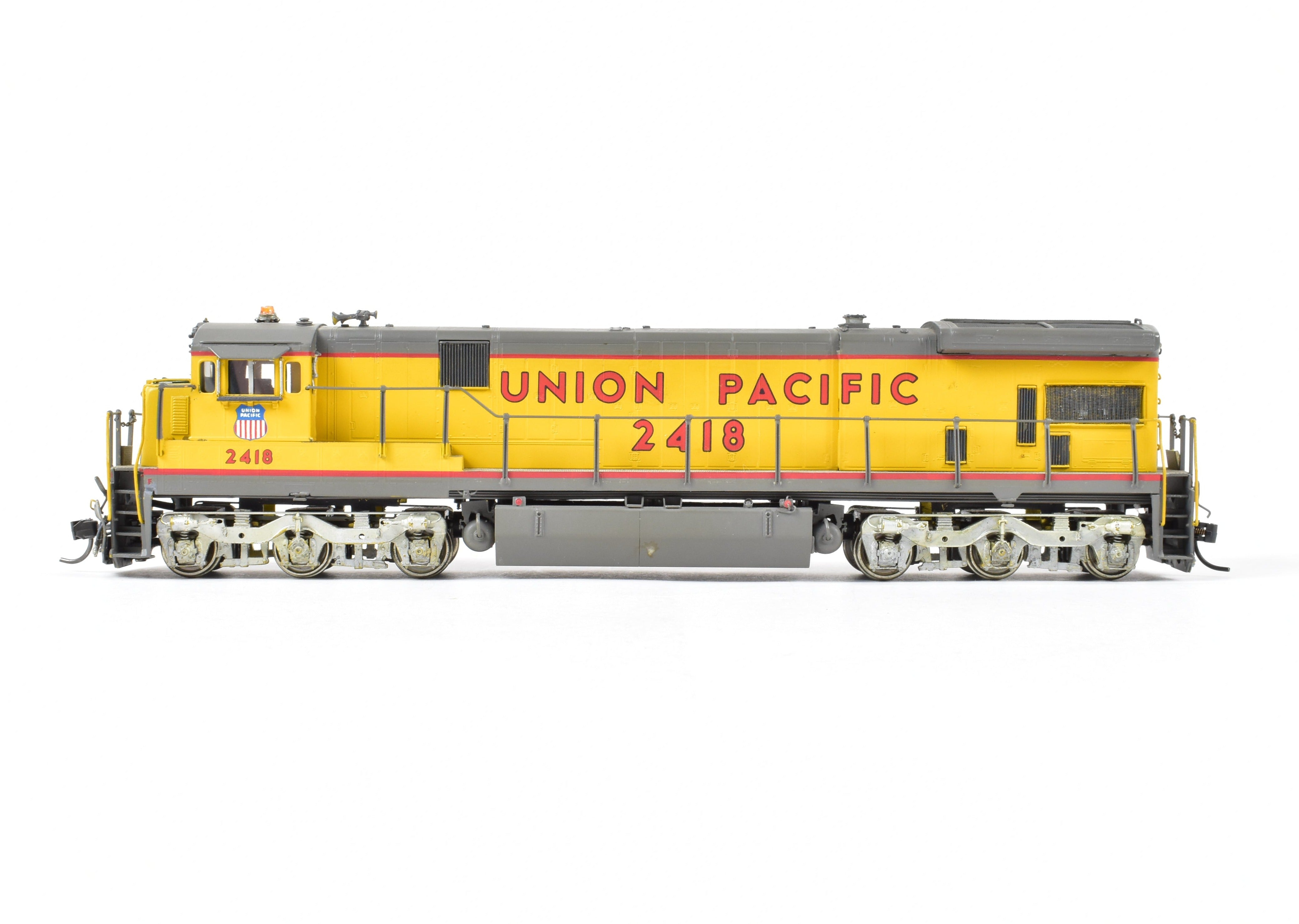 HO Scale Brass Diesel Locomotive Model - Overland Models, Inc. Union Pacific GE C - 30 - 7 with 4 - Window Cab and without Anticlimber CP
