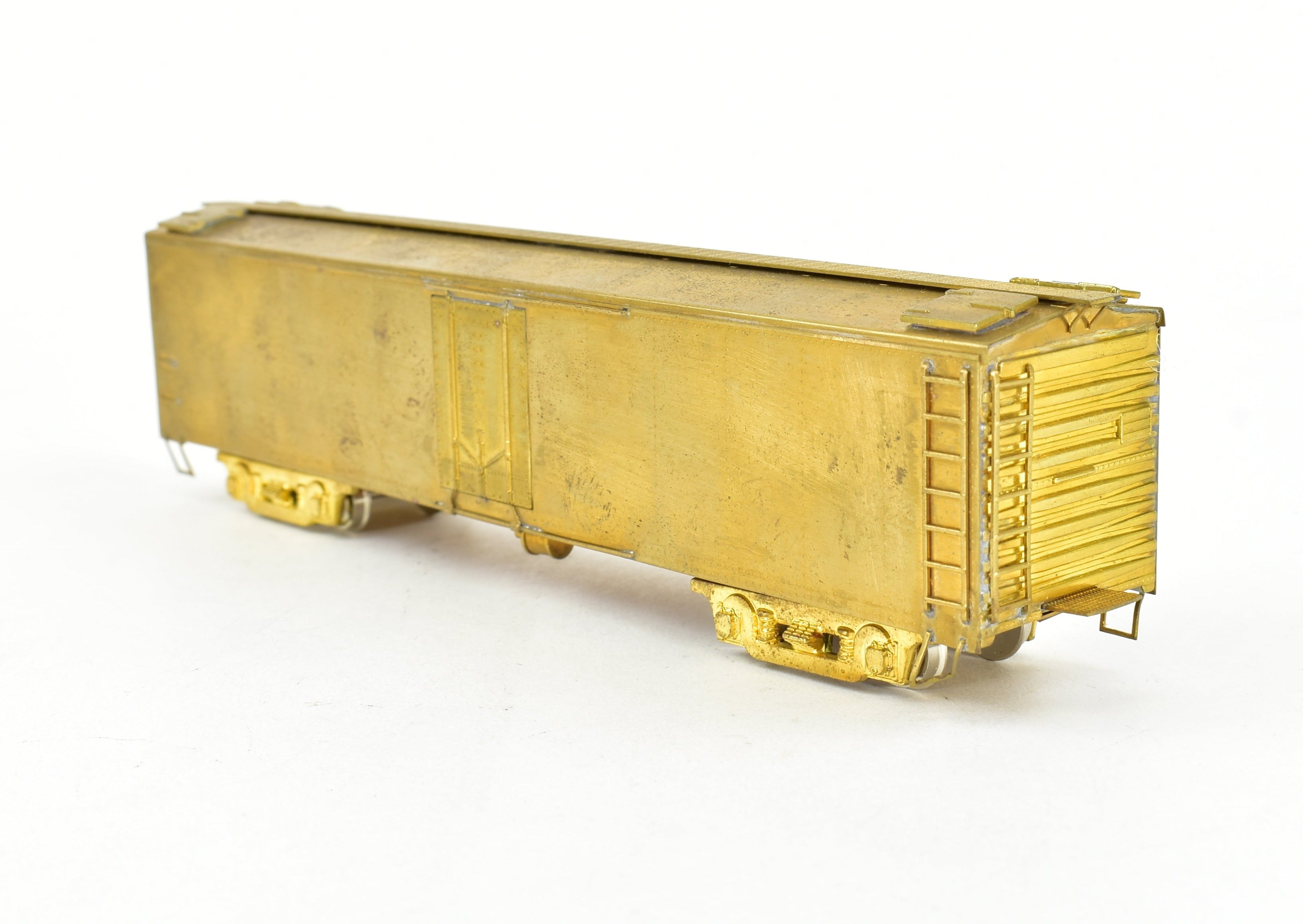 HO Scale Brass Model Trains by Trains Inc. - 50-Foot Steel Railway Express Reefer for Various Railway Routes