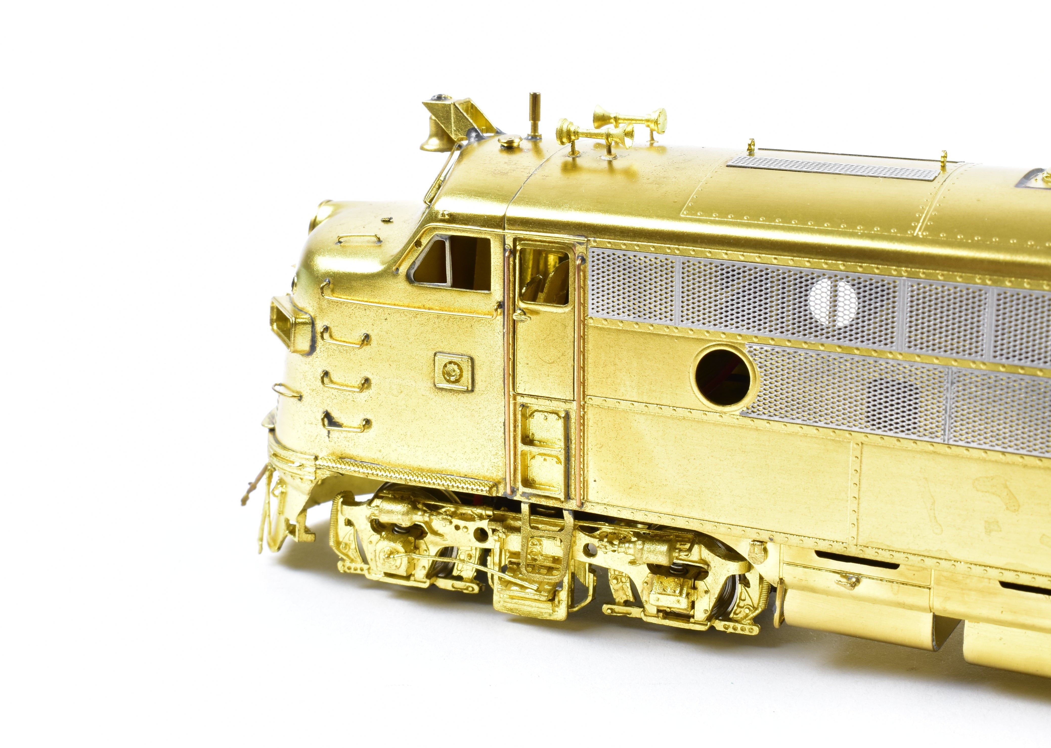 HO Scale Brass Model Train Set by Overland Models, Inc. - Bangor and Aroostook EMD F-3 Phase II A-B-A Configuration