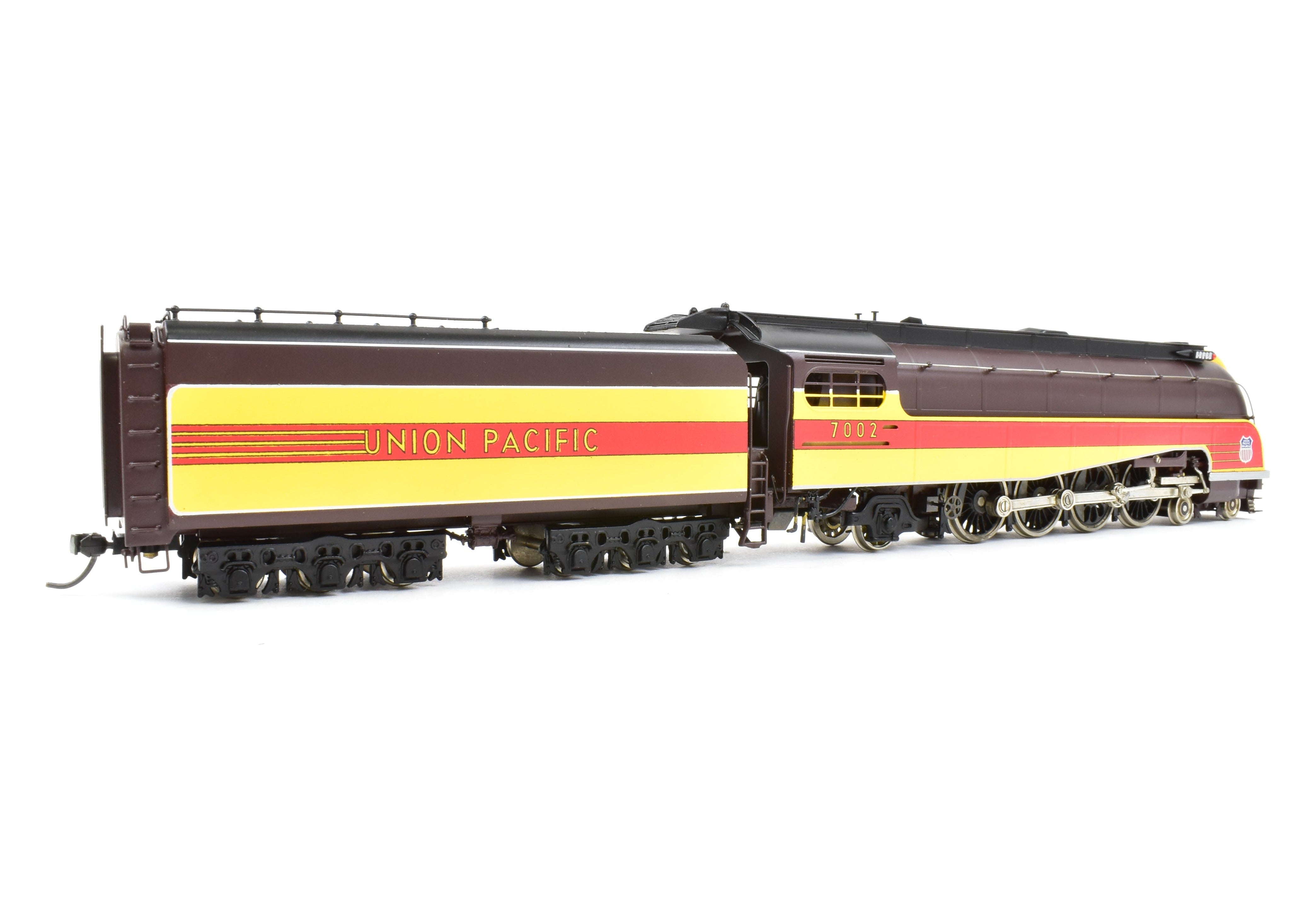 High - Quality HO Scale Brass Balboa Union Pacific 4 - 8 - 2 Steam Locomotive Model #7002 with Factory Painting