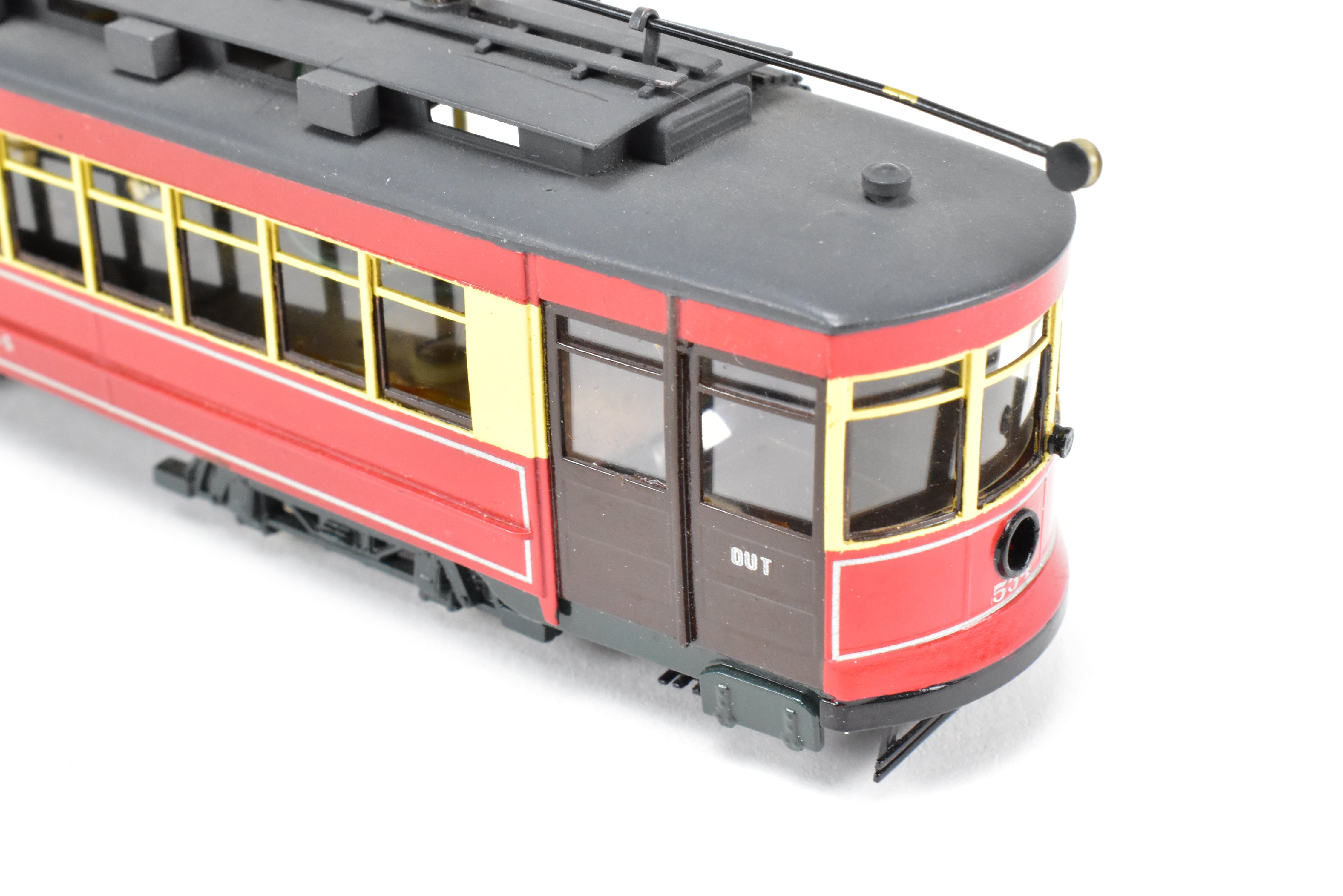 HO Brass Fairfield 343 CSL Chicago Surface Lines Pullman Car #534 Custom Painted