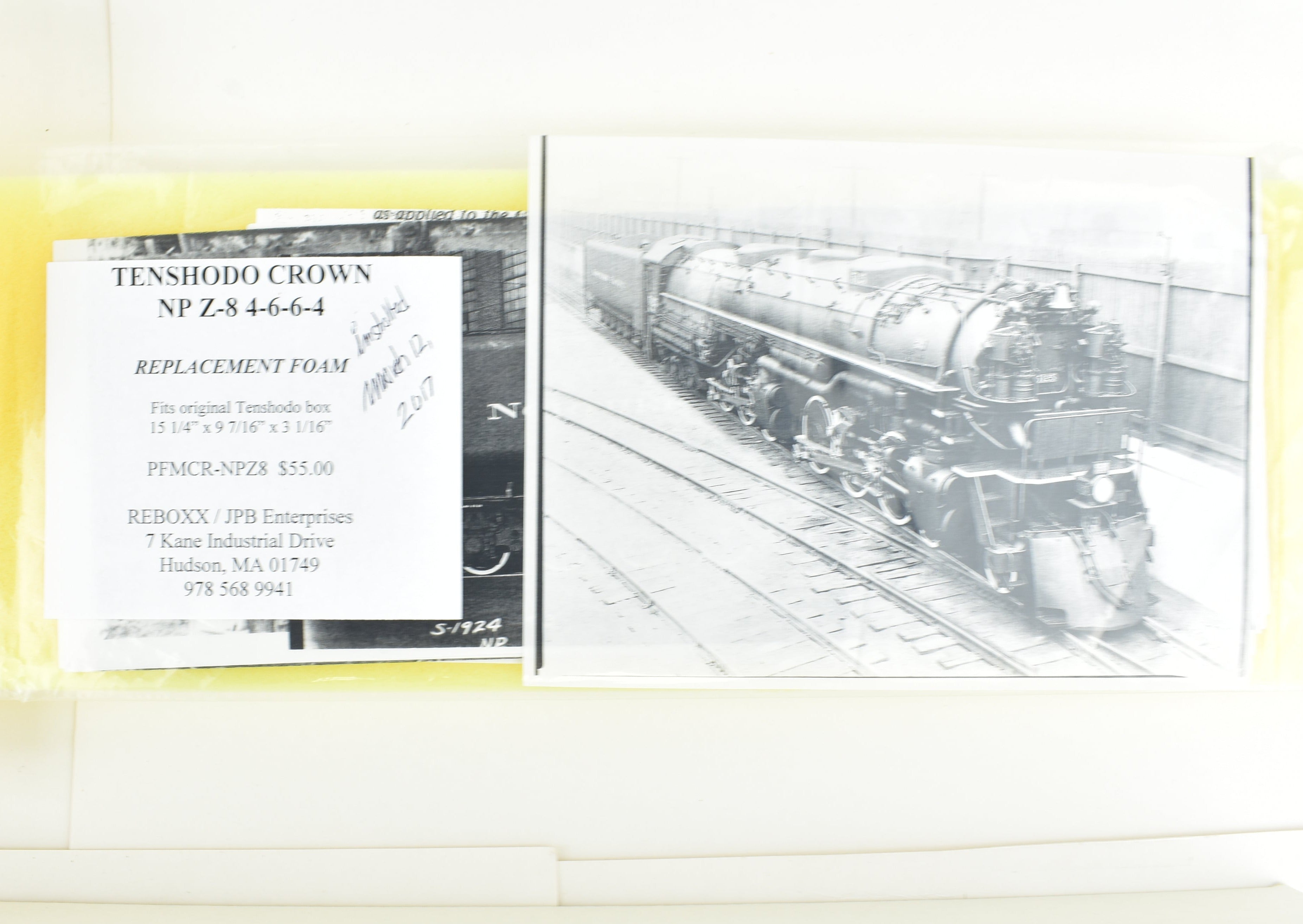 1995 HO Brass PFM - Tenshodo Northern Pacific Class Z-7 4-6-6-4 FP Model