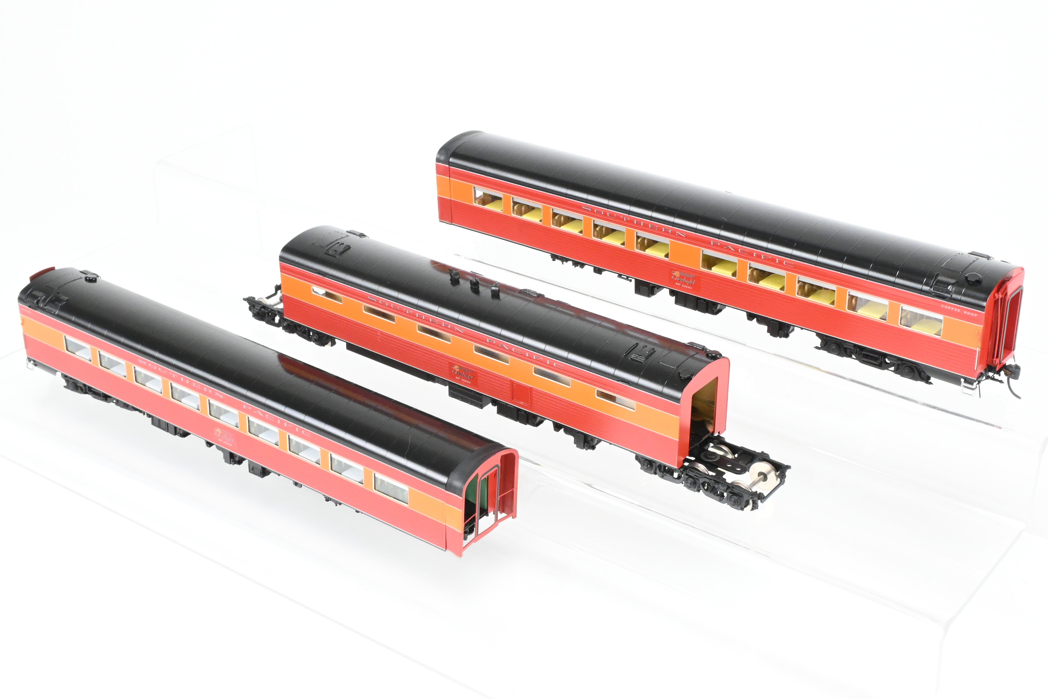 HO Scale Brass CON CIL - Challenger Imports Model Train Set - Southern Pacific 1955 Morning Daylight 10 - Car Full Train Set FP