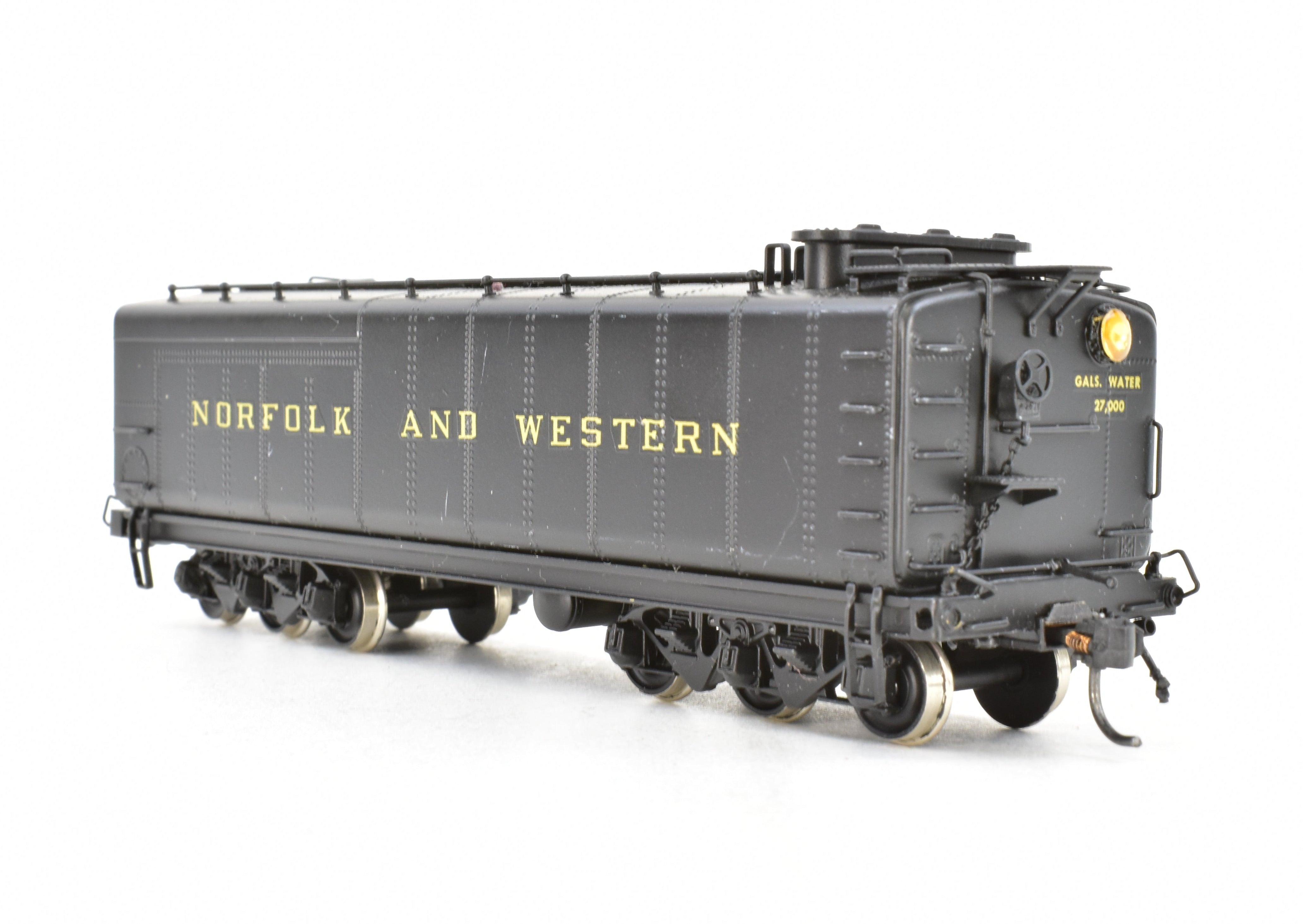 HO Brass Key Imports Norfolk & Western A Class 27K Gallon Auxiliary Tender