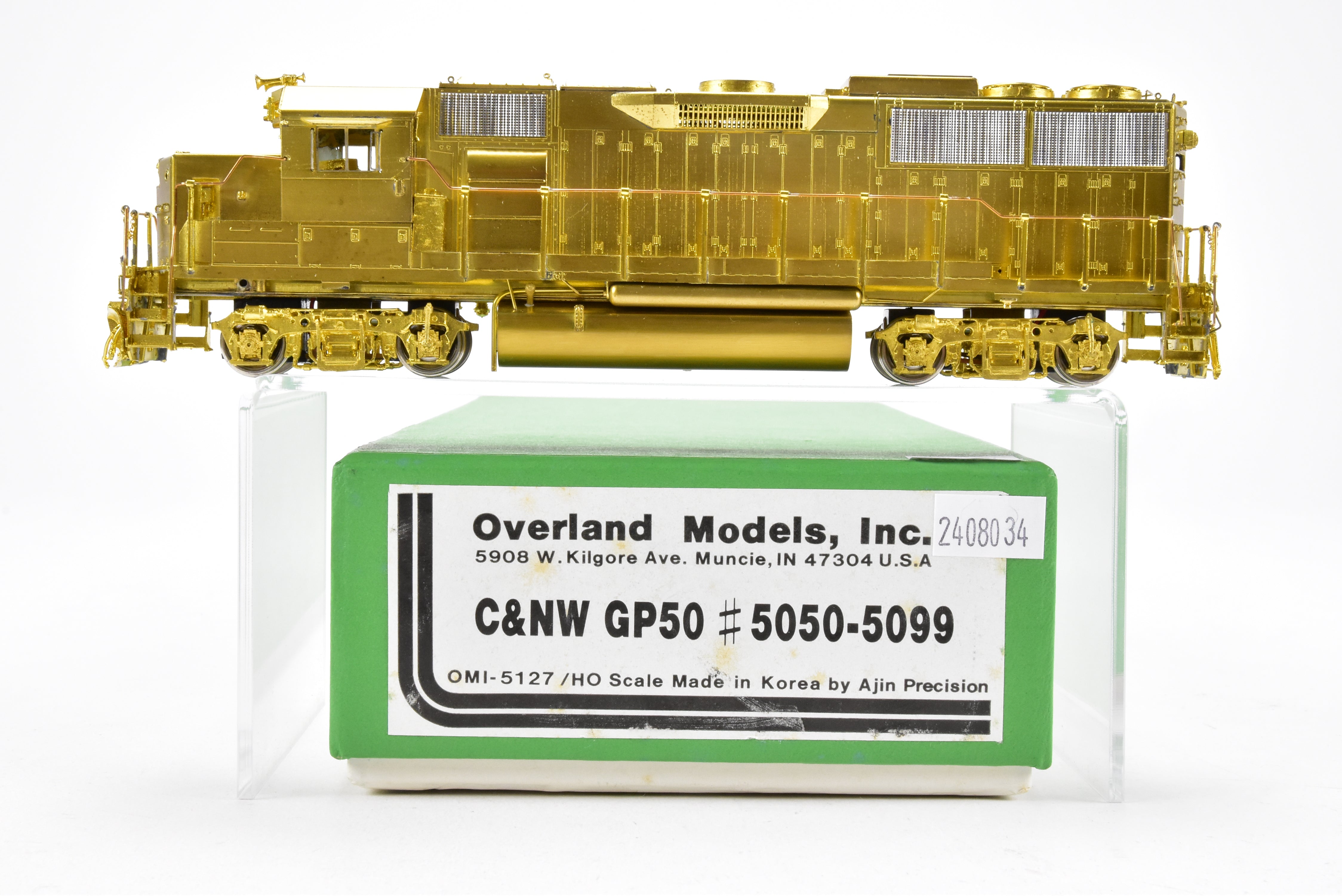 HO Scale Brass Model Train Locomotive - OMI (Overland Models, Inc.) C&NW (Chicago and Northwestern) EMD GP50 Nos. 5050 - 5099