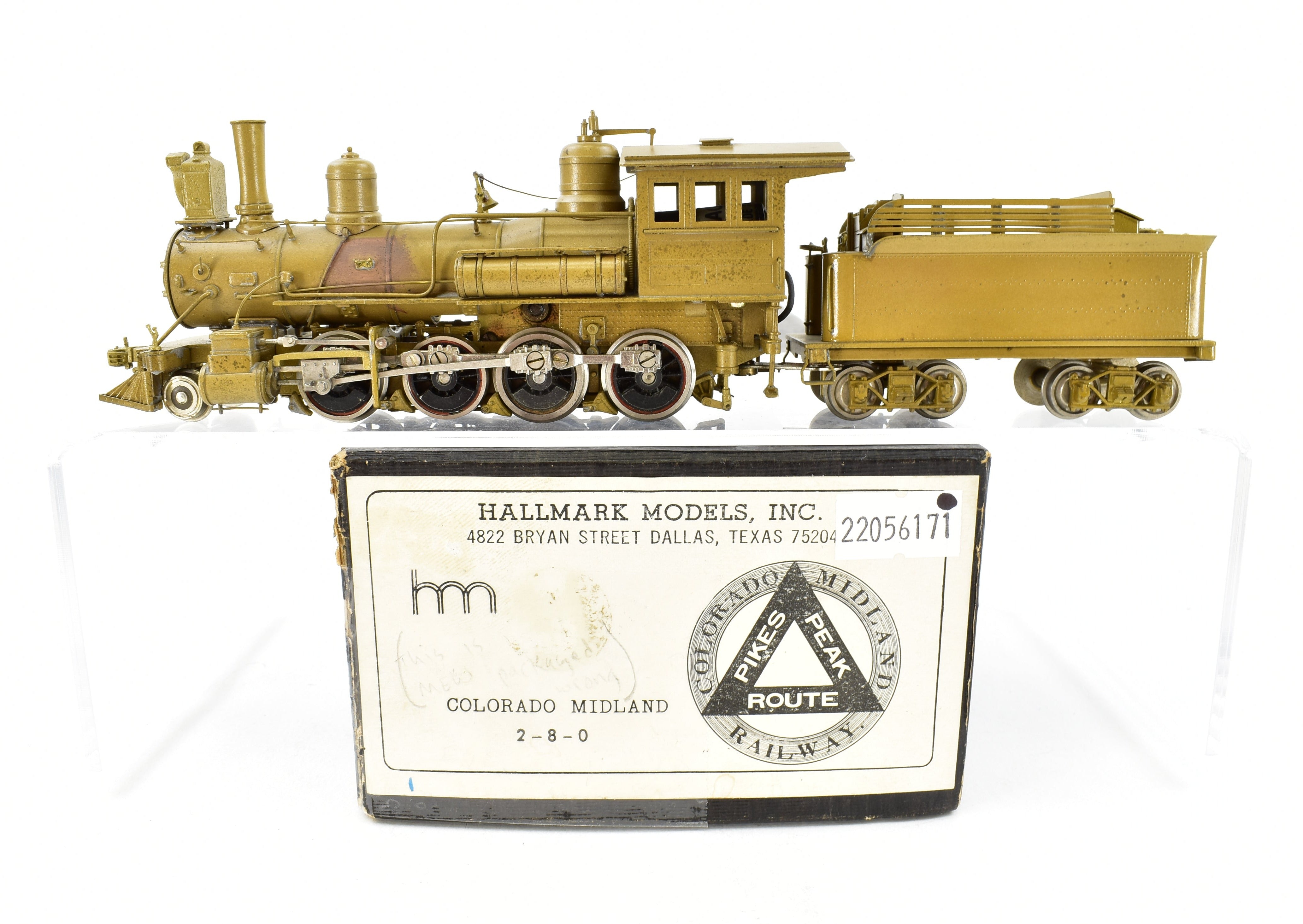 HO Brass Hallmark Models Colorado Midland 2-8-0 Locomotives Road Nos. 1 - 10