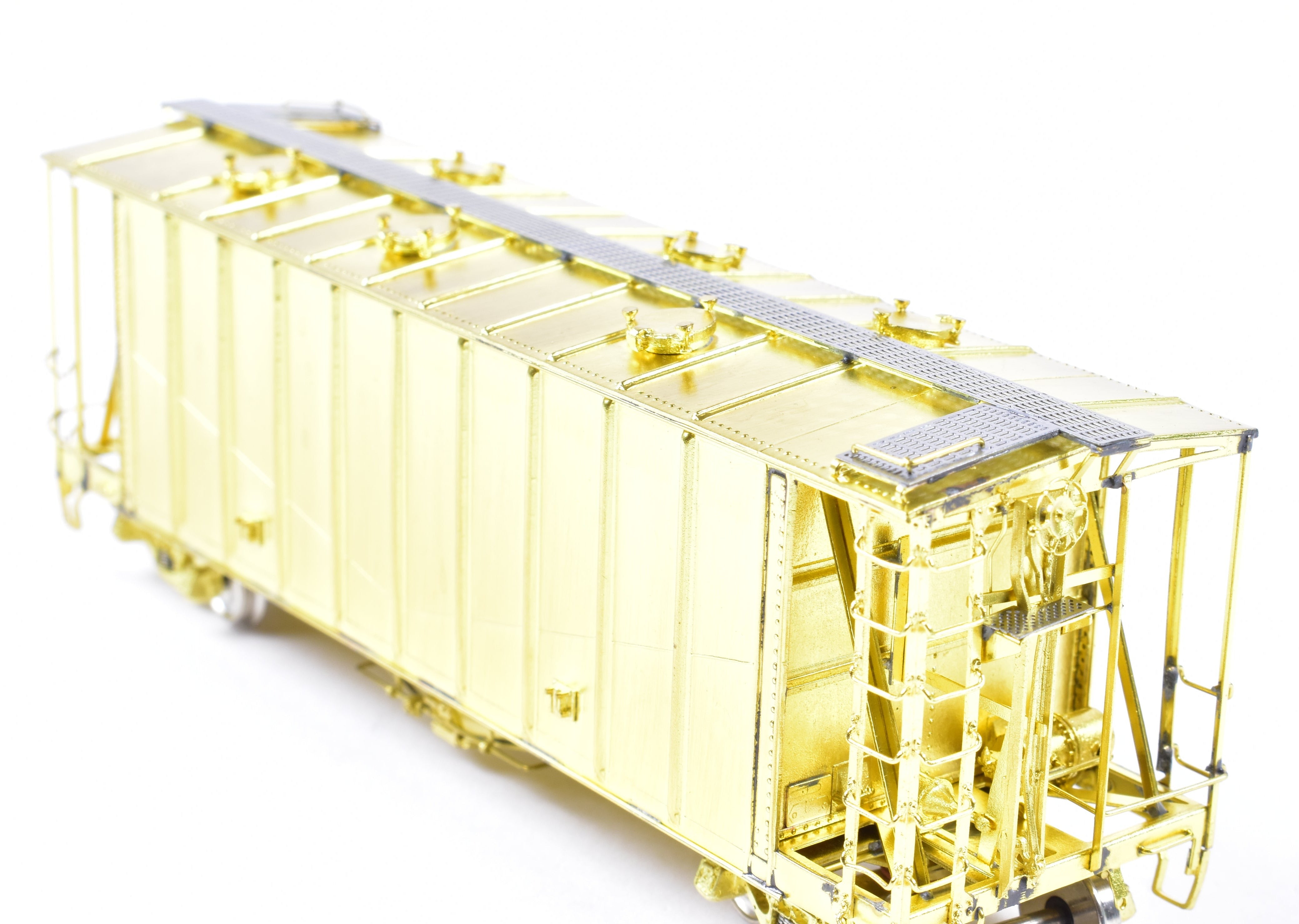 HO Scale Brass Airslide Covered Hopper Model by Overland Models, Inc. (OMI) for Various Roads