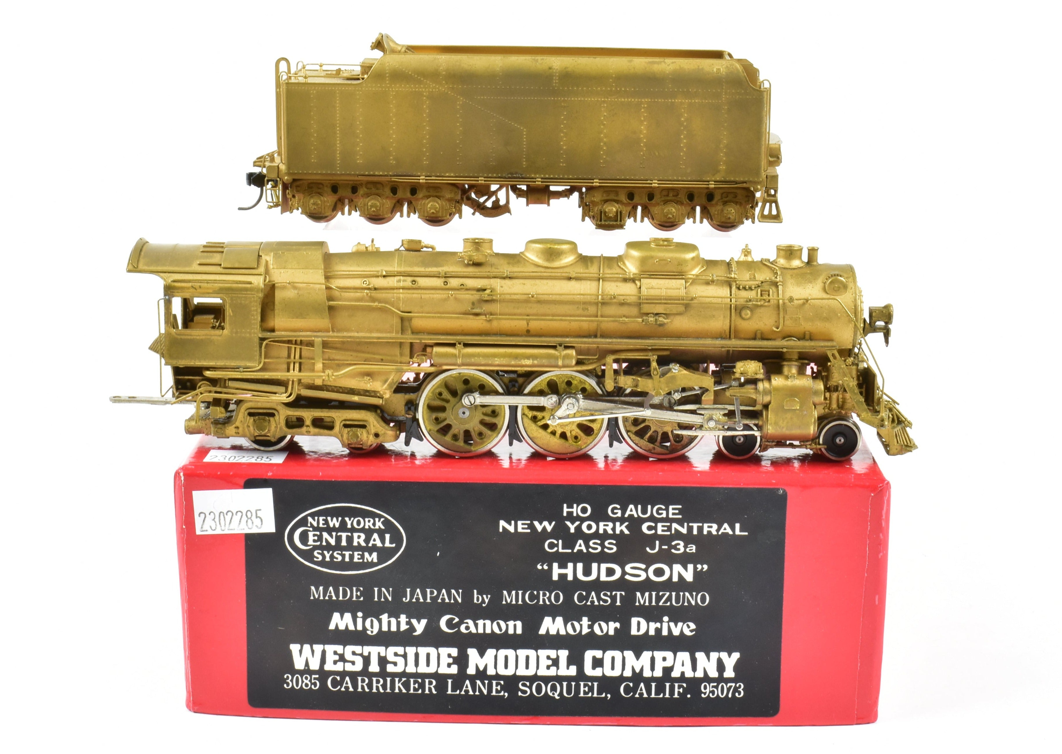 HO Scale Brass Model Train - Westside Model Co. New York Central J - 3a 4 - 6 - 4 Hudson Craftsman Series No. 4 from NYC
