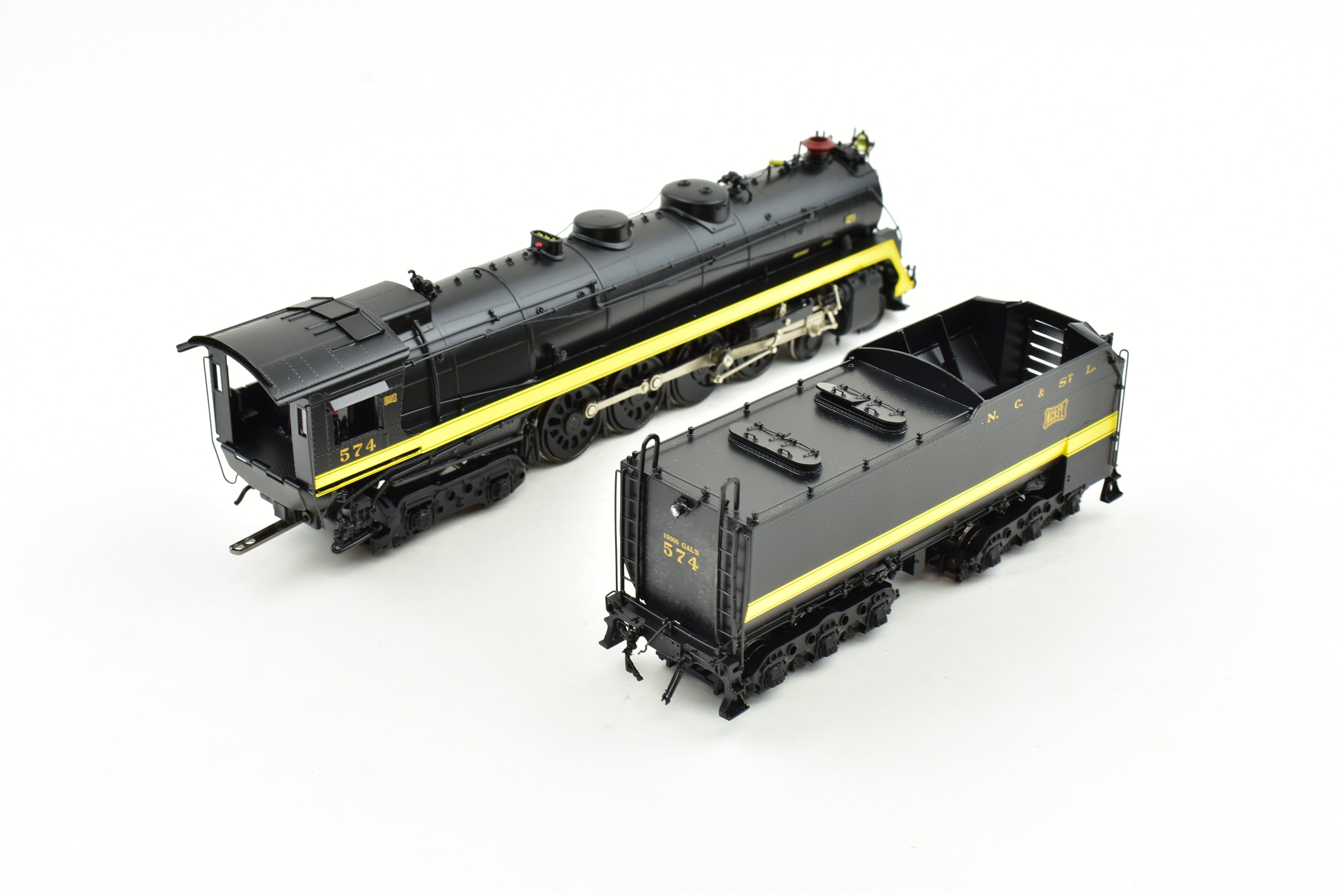 HO Brass OMI - Overland Models 4-8-4 Yellow Jacket No. 574 NC&StL
