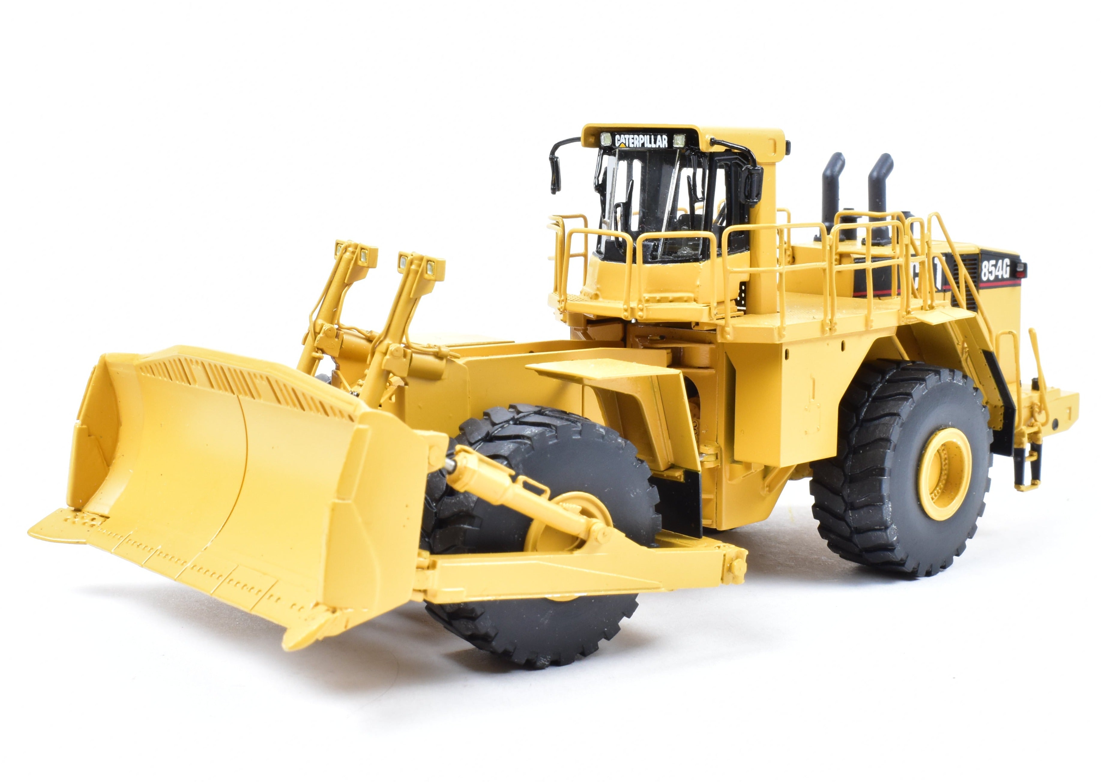 High - Quality HO Scale Brass Construction Model - Caterpillar 854G Wheel Dozer with Factory - Painted Finish, Imported from Korea