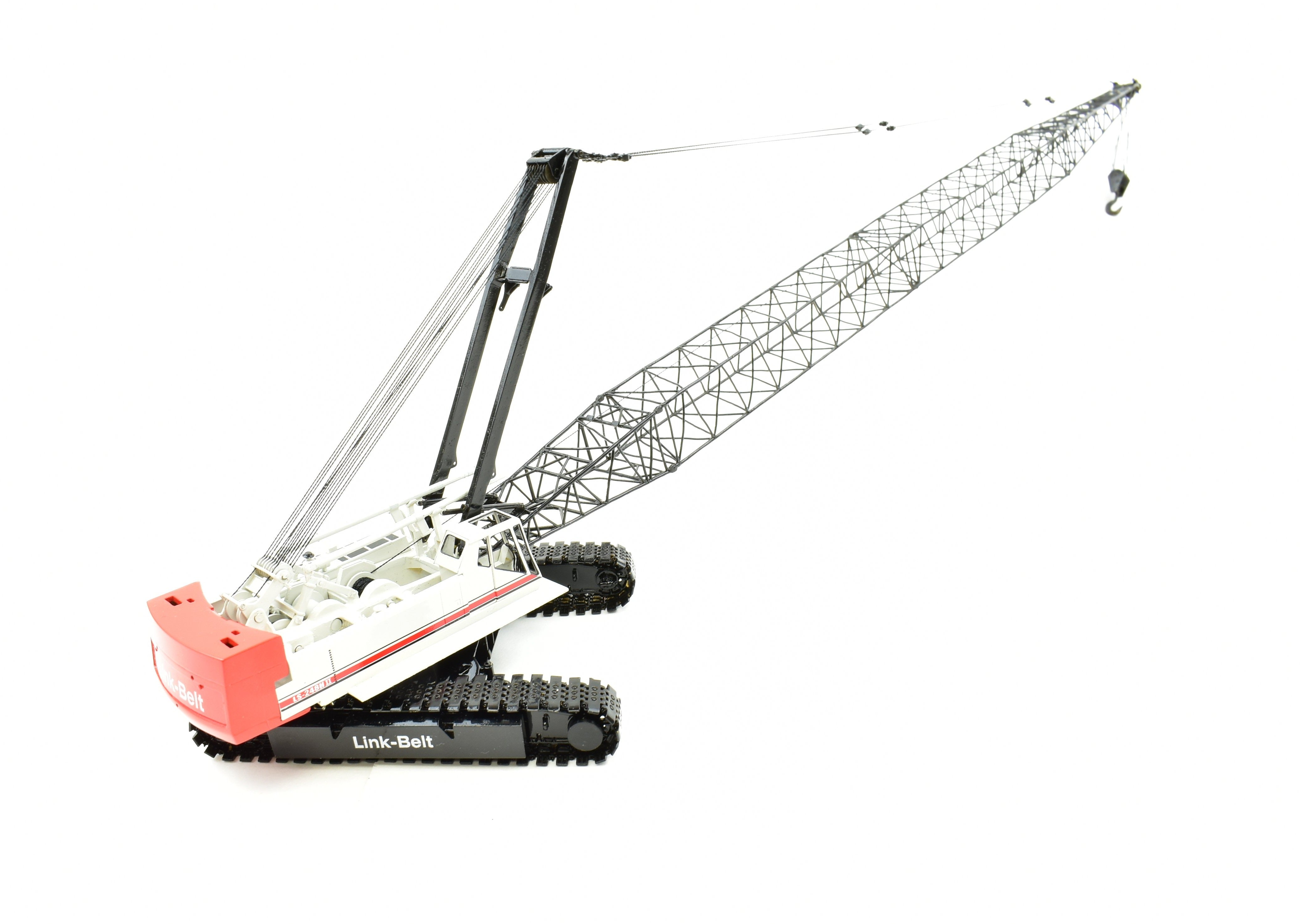 High - Quality HO Brass Construction Model - CON CCM No. 248H Caterpillar Link - Belt LS - 248 H II Lattice Boom Crawler Crane for Collectors