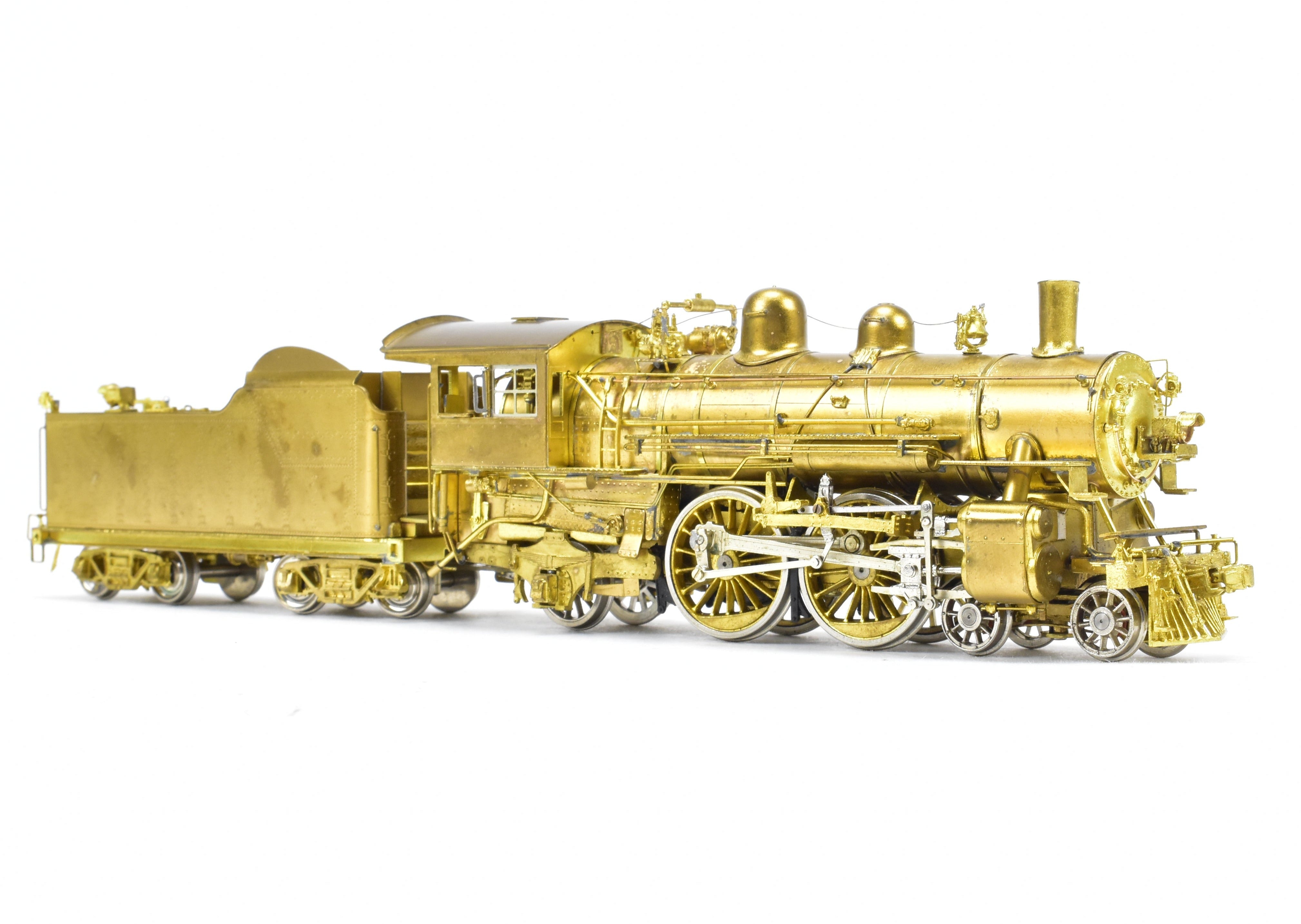 HO Scale Brass Model Train - Overland Models Chicago & North Western D 4-4-2 Atlantic Steam Locomotive