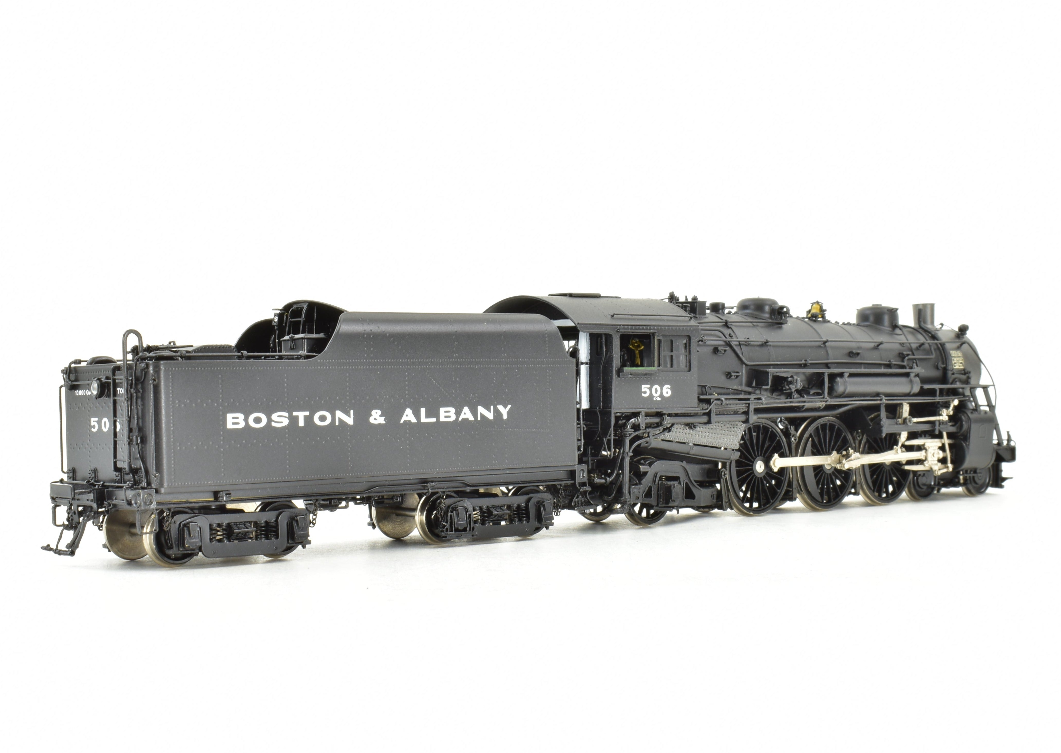HO Scale Brass Key Imports B&A Boston & Albany K - 3n 4 - 6 - 2 Pacific #506 Factory Painted