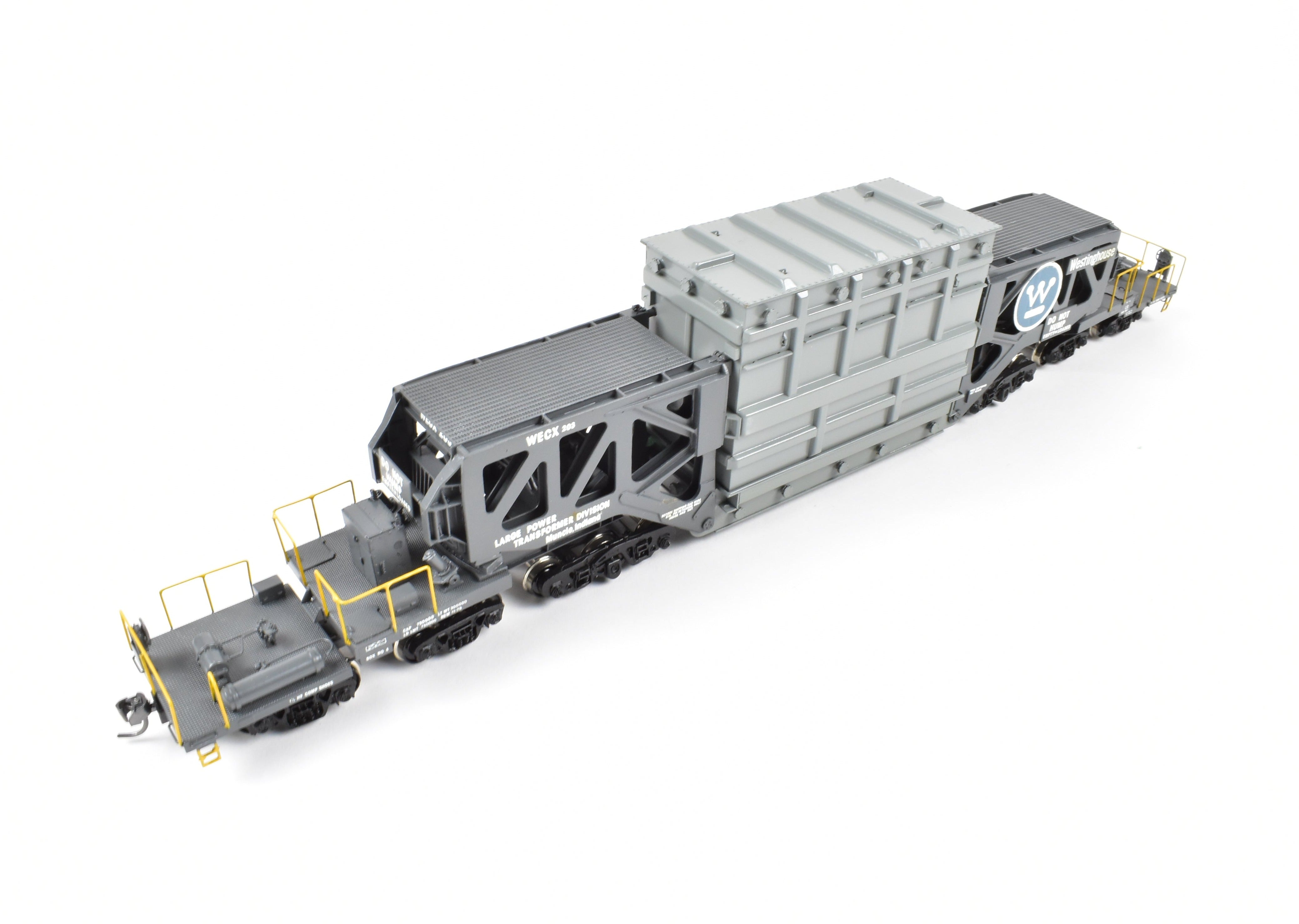 HO Scale Brass Consignment OMI - Overland Models, Inc. Schnabel Car with Removable Transformer Load in CP Westinghouse WECX 203 Livery for Model Railroading Enthusiasts