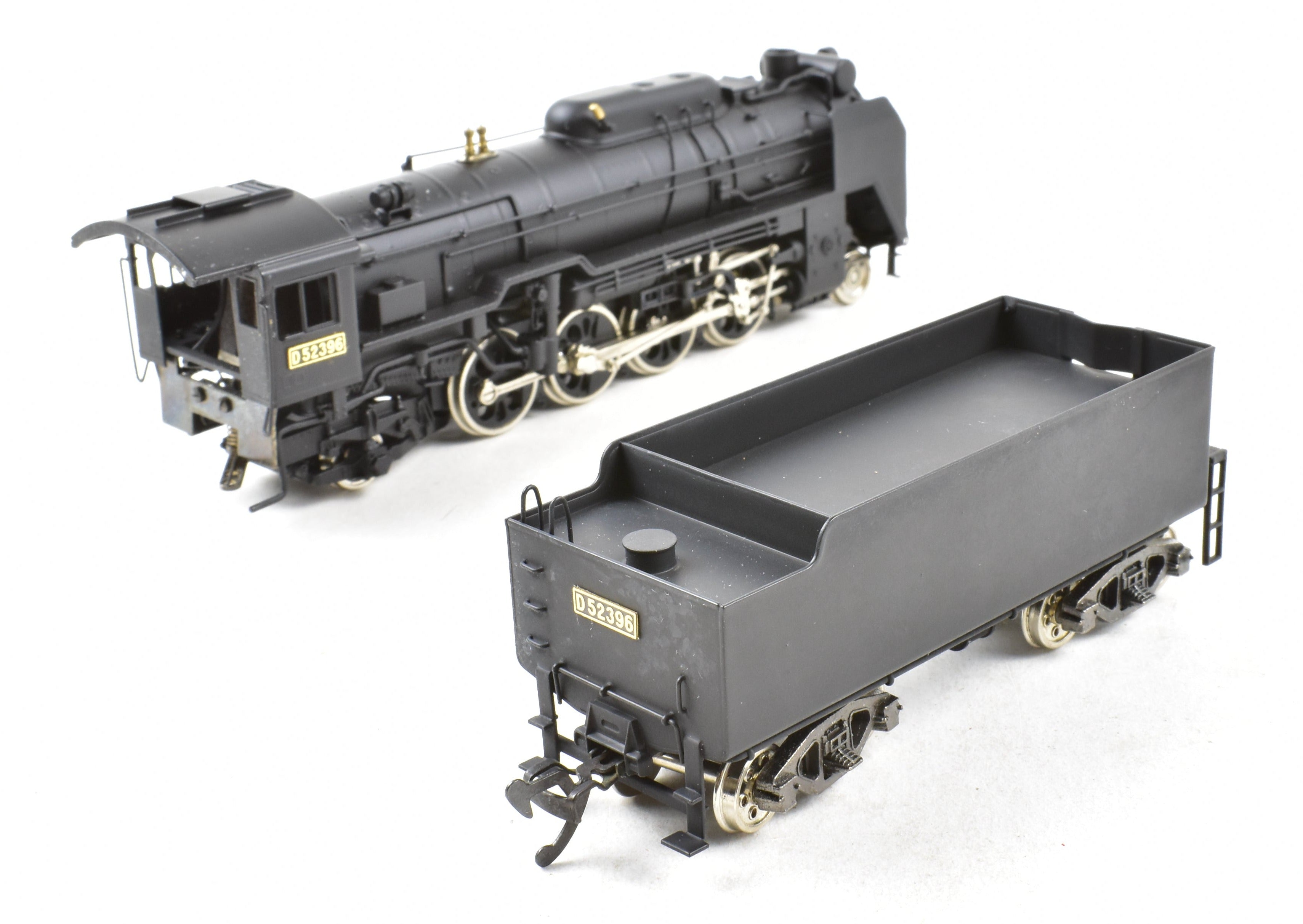 J Scale Model Train - Brass KTM - Katsumi JNR - Japanese National Railways D52 2-8-2 FP 1/80 Scale for HO Gauge Track