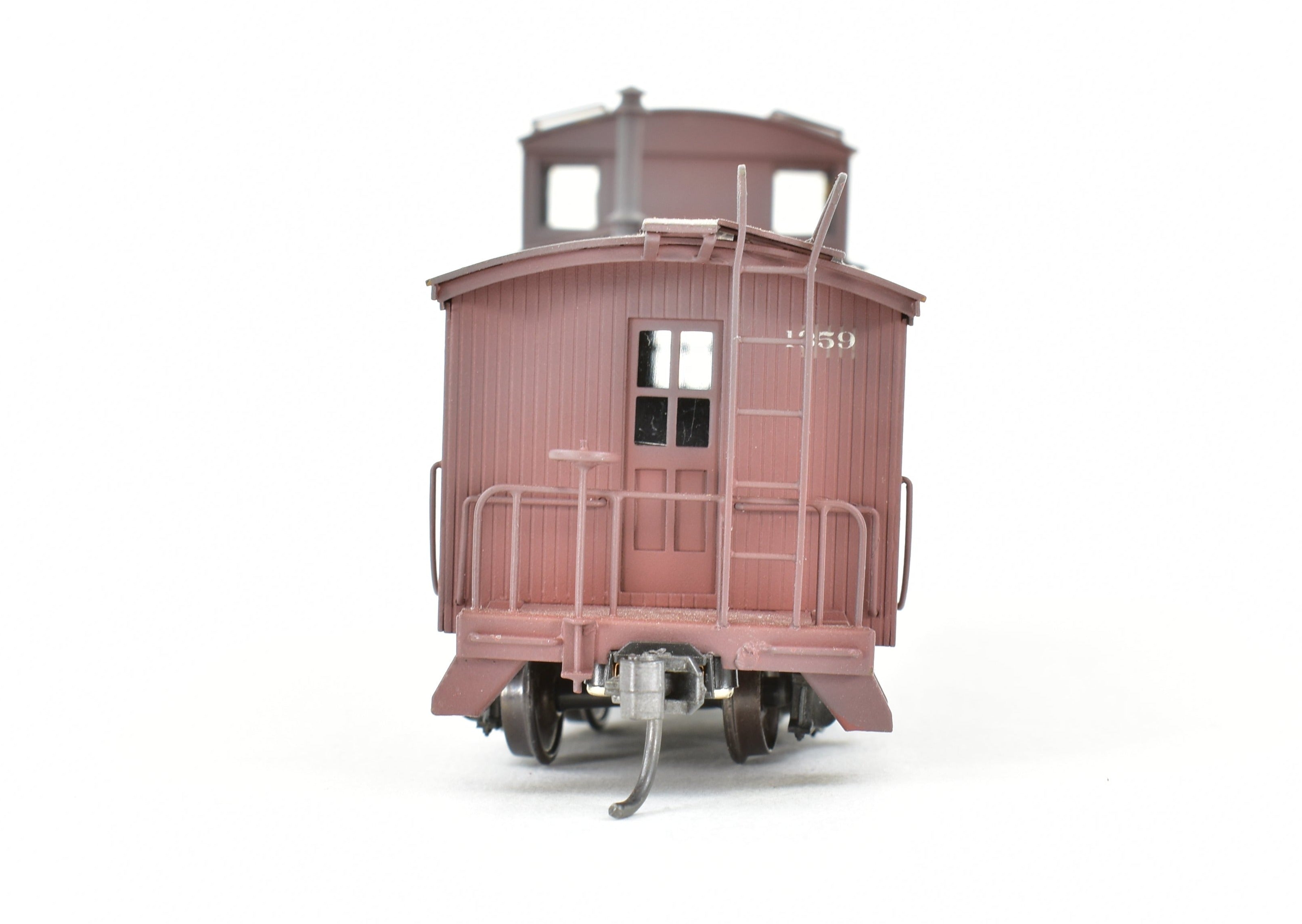 Custom Painted & Weathered HO Brass ATSF - Santa Fe Wood Caboose by Trains Inc.
