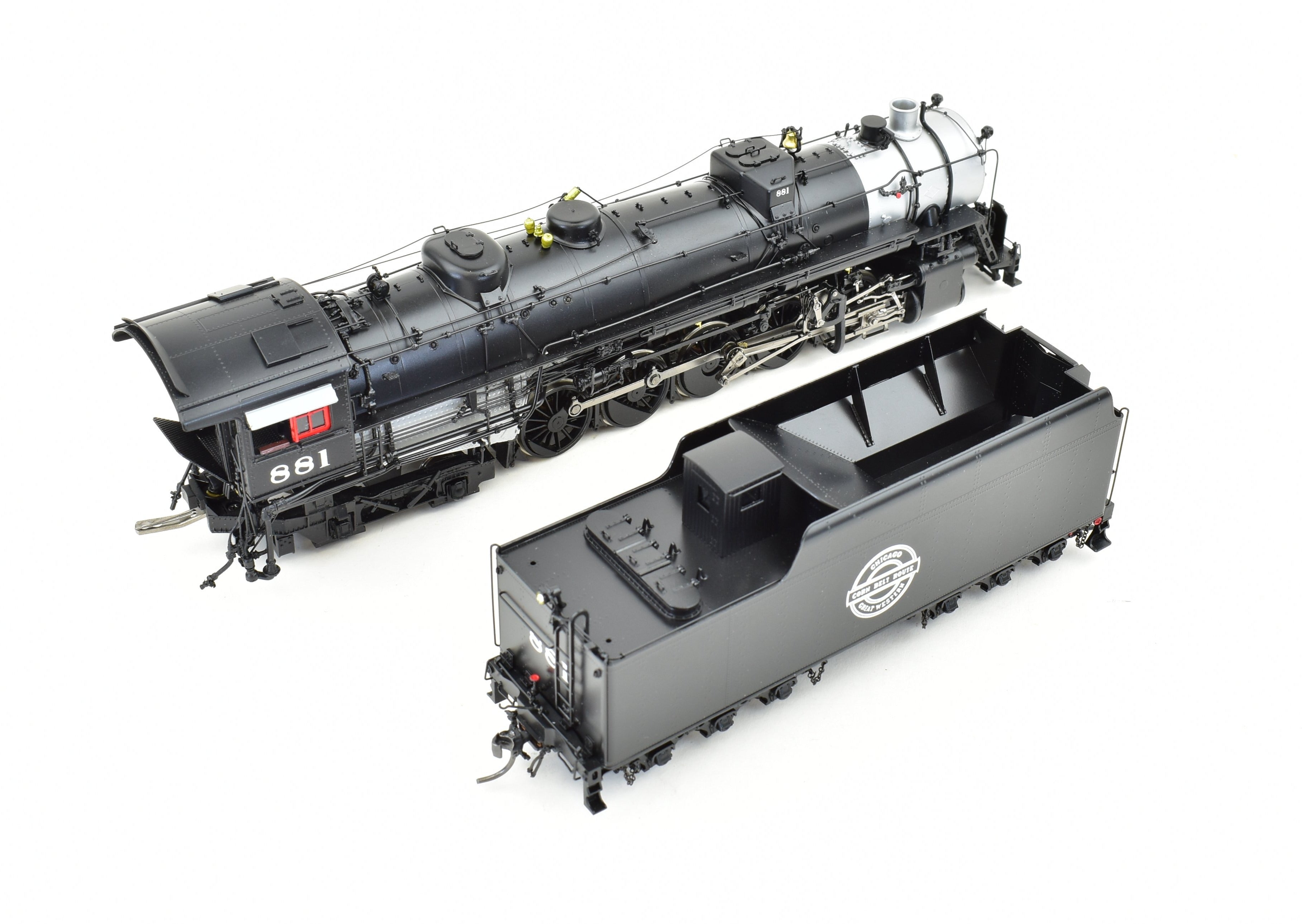 HO Brass GPM - Glacier Park Chicago Great Western 800 Class 2-10-4 FP #881