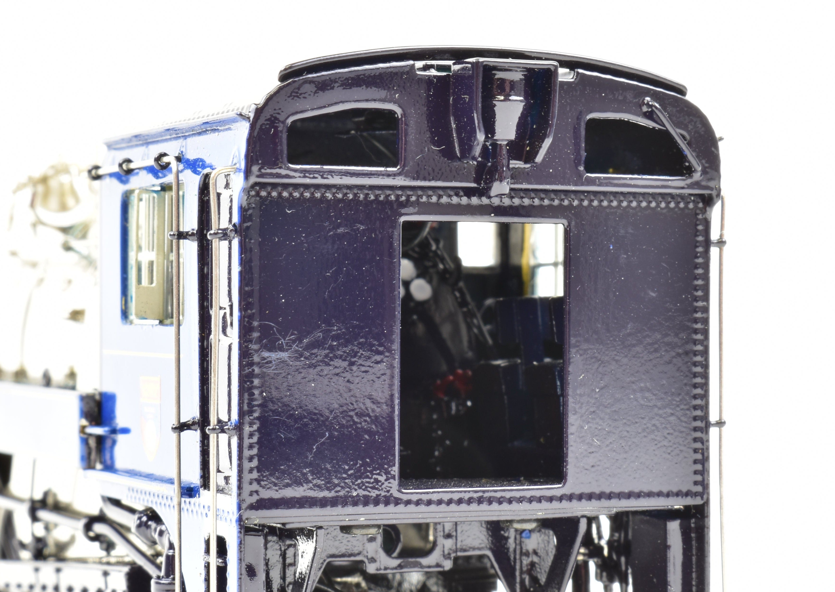 HO Scale Brass Model Train - Van Hobbies CPR Canadian Pacific Railway 4-6-4 Class H1d Royal Hudson 1939 Royal Service Locomotive with Factory Painted Road Number 2850