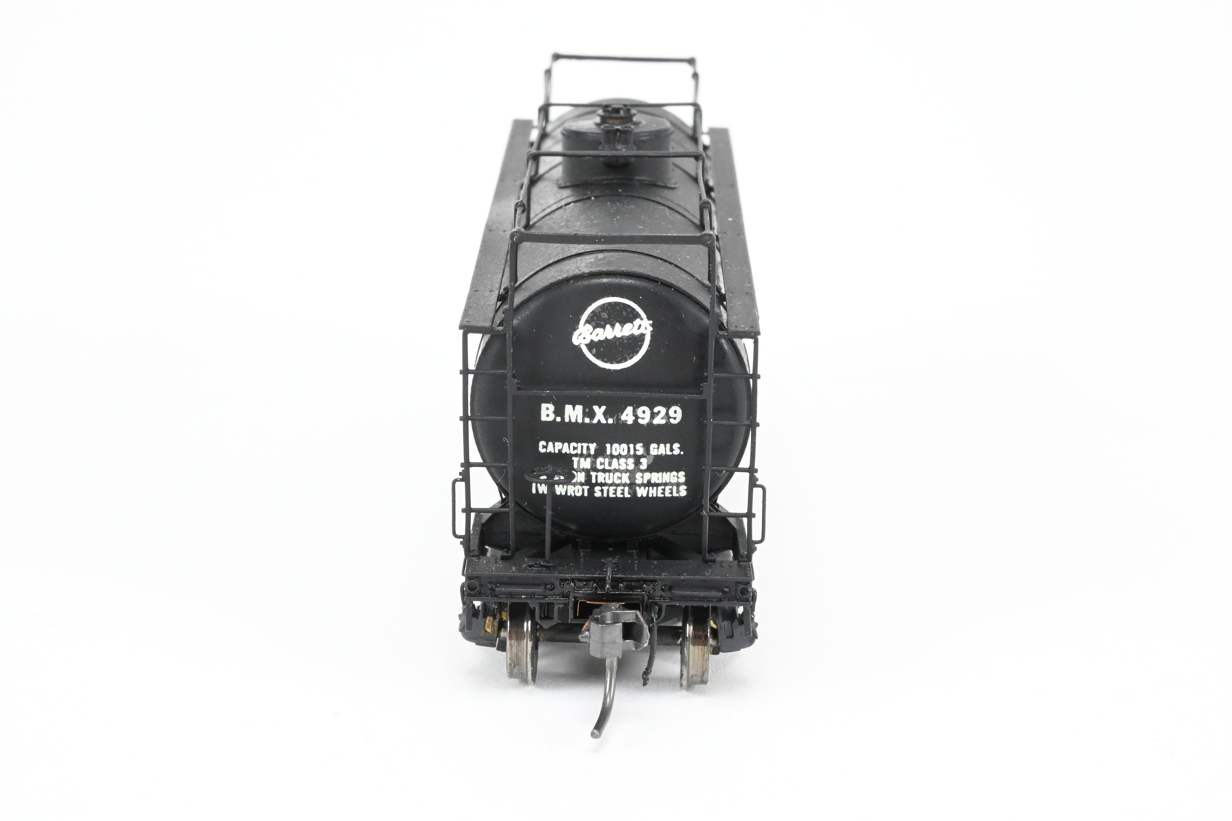 HO Brass NWSL - Northwest Short Line Logging Tank Car Custom-Painted for Barrett Tarvia