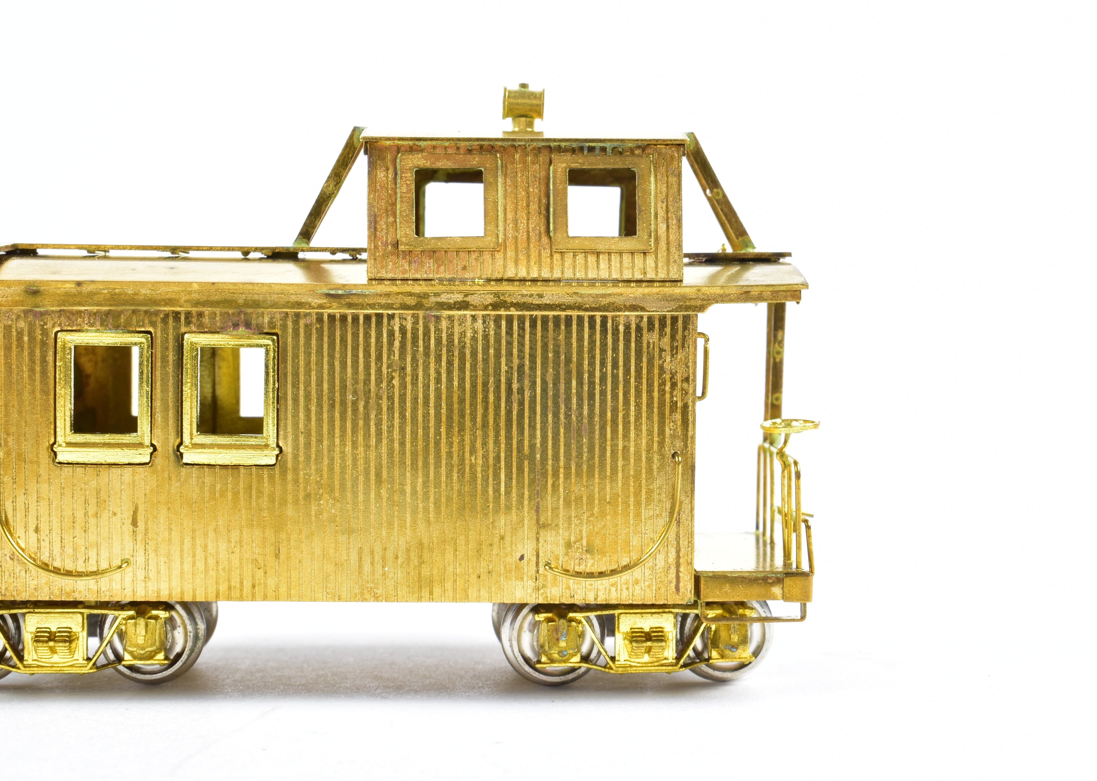 HOn3 Scale Brass Model Train Caboose by Westside Model Co. - Florence and Cripple Creek #5, Ideal for Model Railroading Enthusiasts