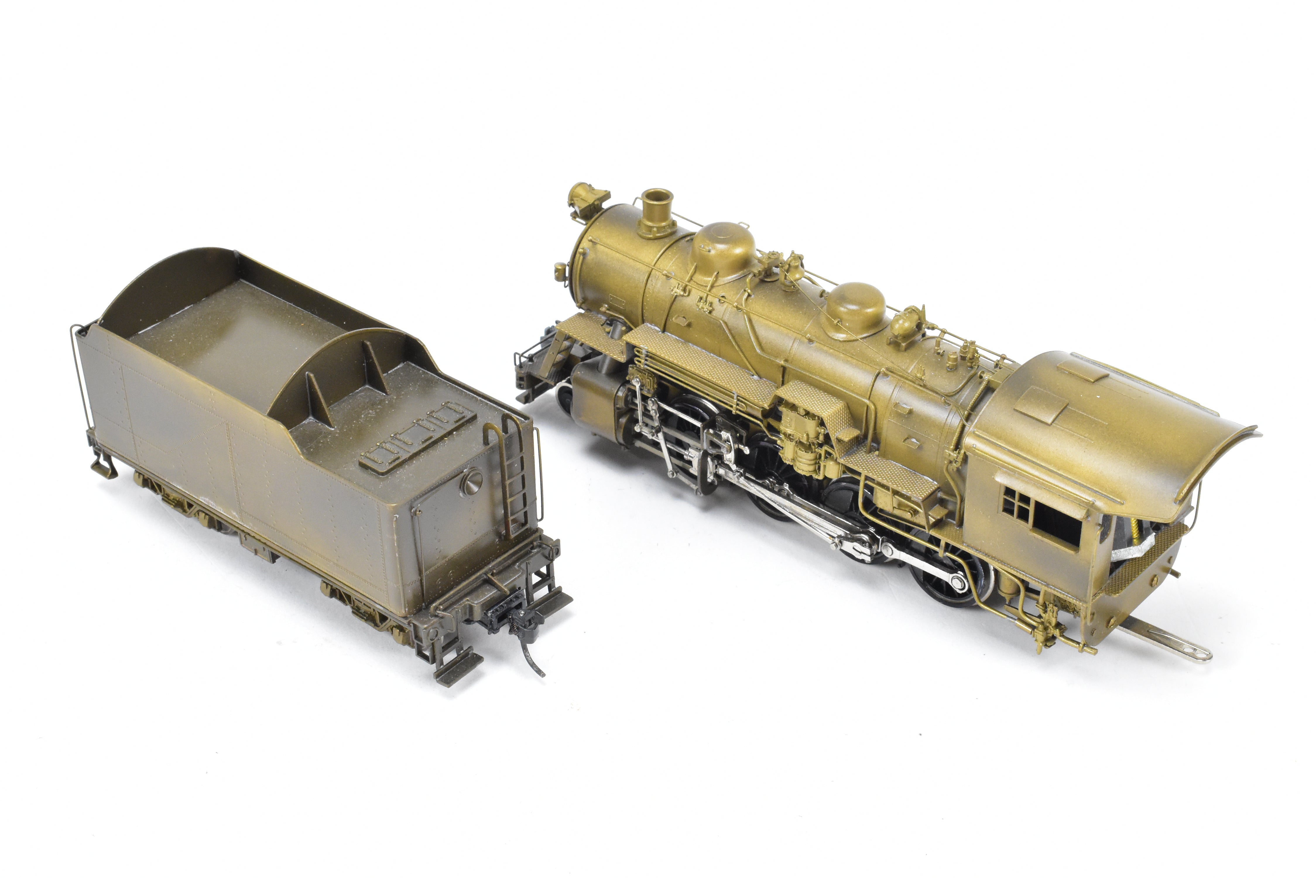 HO Scale Brass Pacific Fast Mail (PFM) Baltimore & Ohio Class E - 27ca 2 - 8 - 0 Steam Locomotive Power Series Model from 1977 Run with Incorrect Locomotive Details
