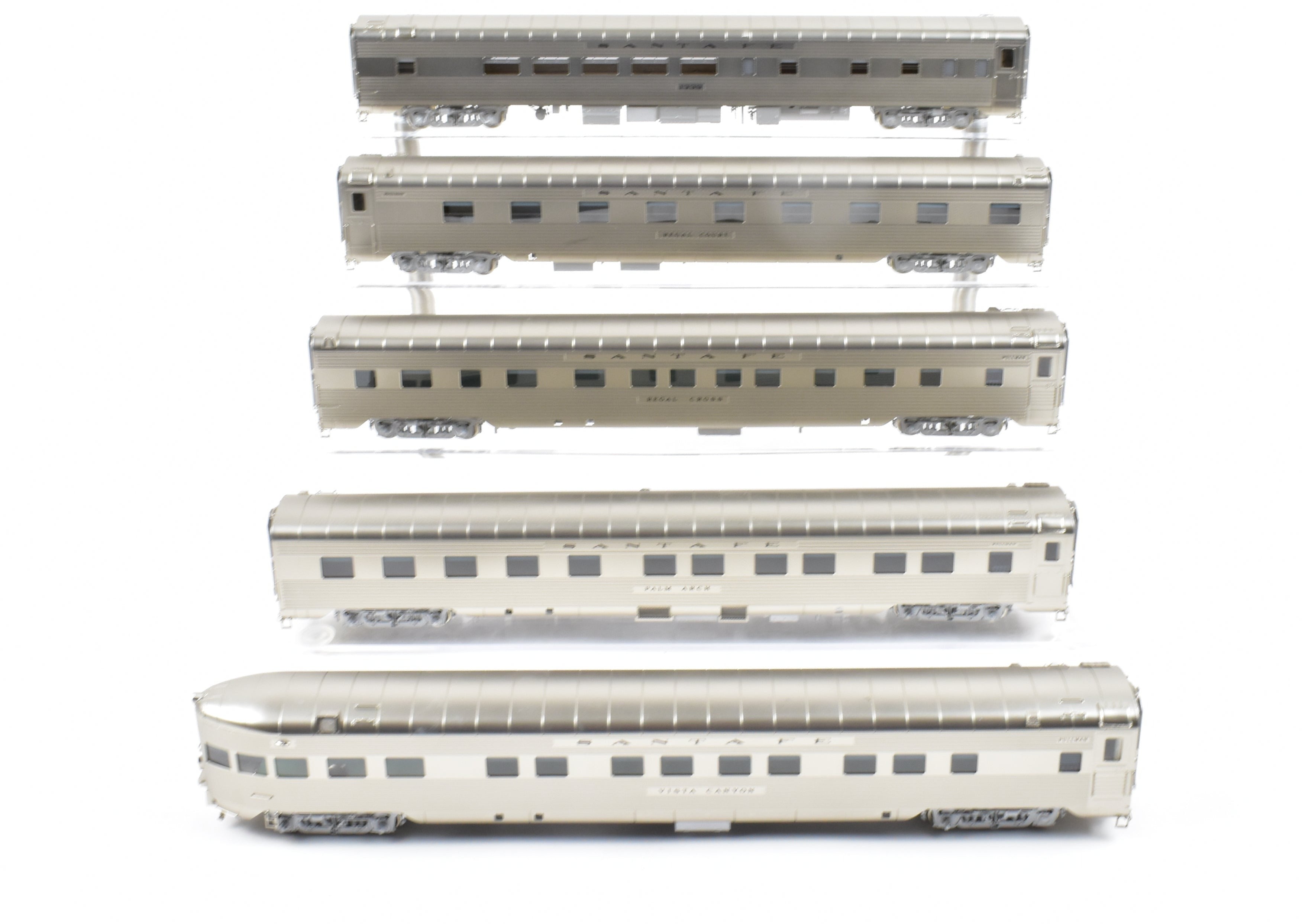 1951 ATSF Santa Fe Super Chief 10-Car Set by HO Brass CIL - Challenger Imports