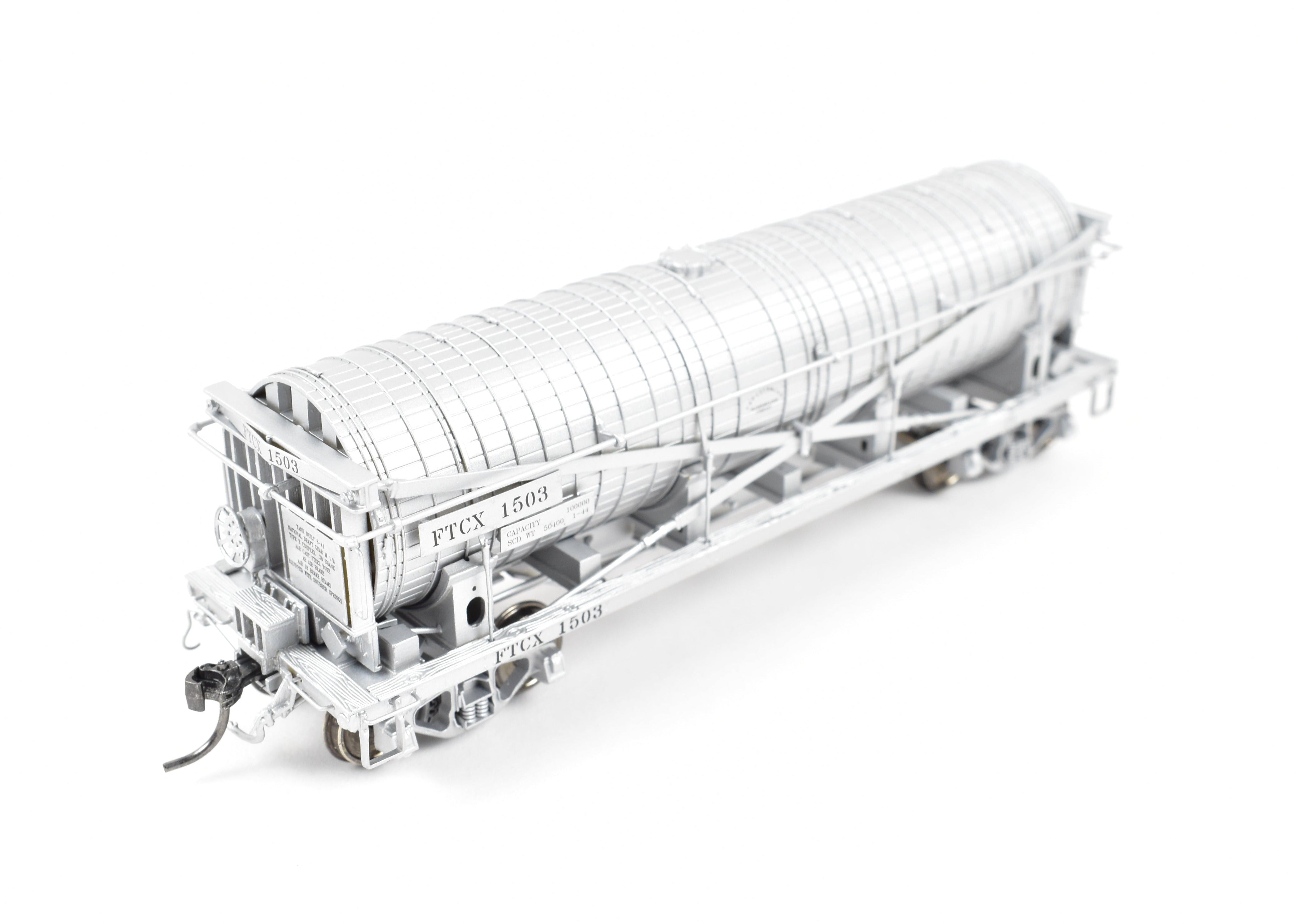 HO Scale New Brass Model Car for North Bank Line with Various Roads - FTCX 1503 Fleishman's Vinegar Brand