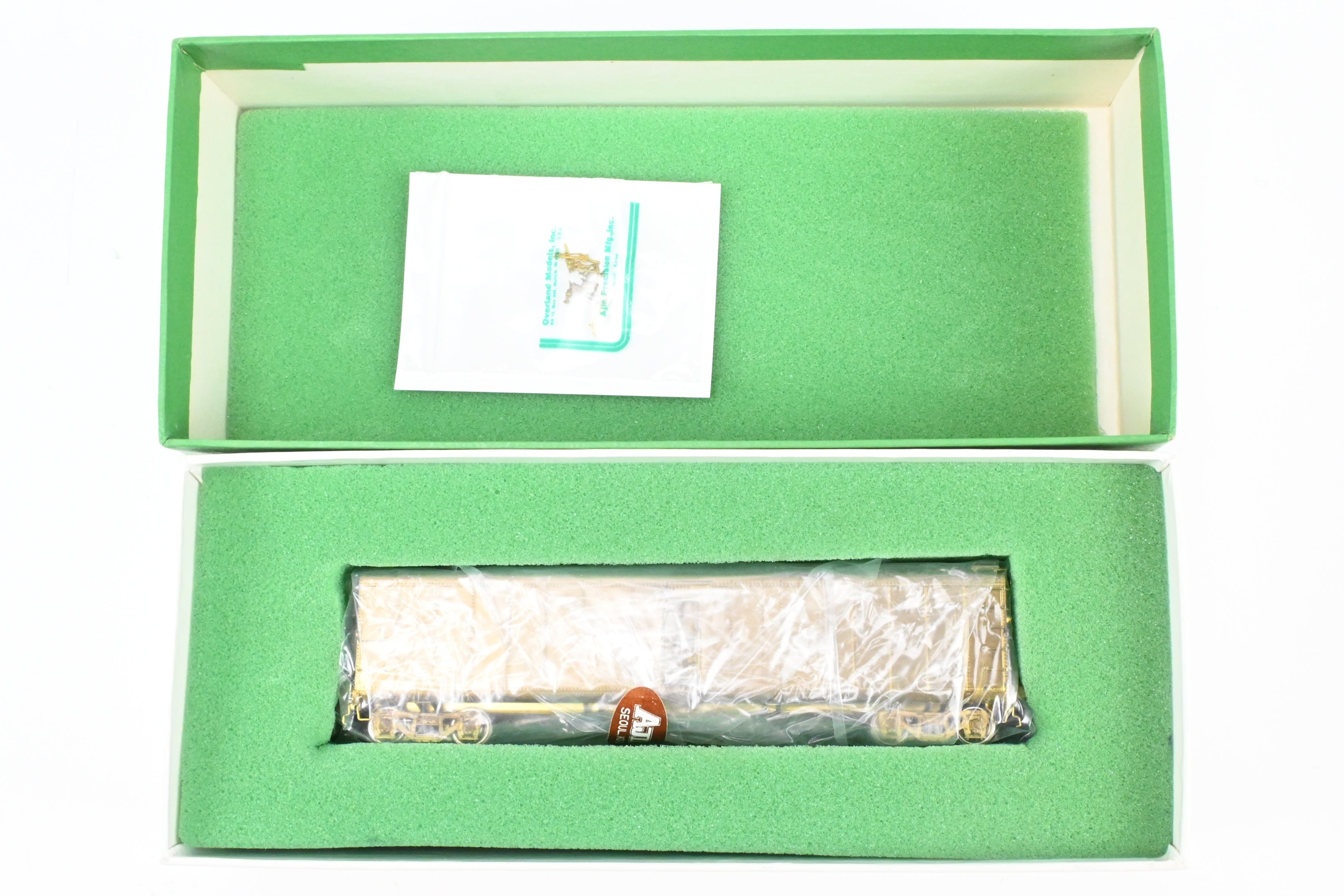 HO Scale Brass OMI - Overland Models, Inc. 50-Foot Pfaudler Milk Tank Car for Various Railroads (Model No. OMI - 3055)