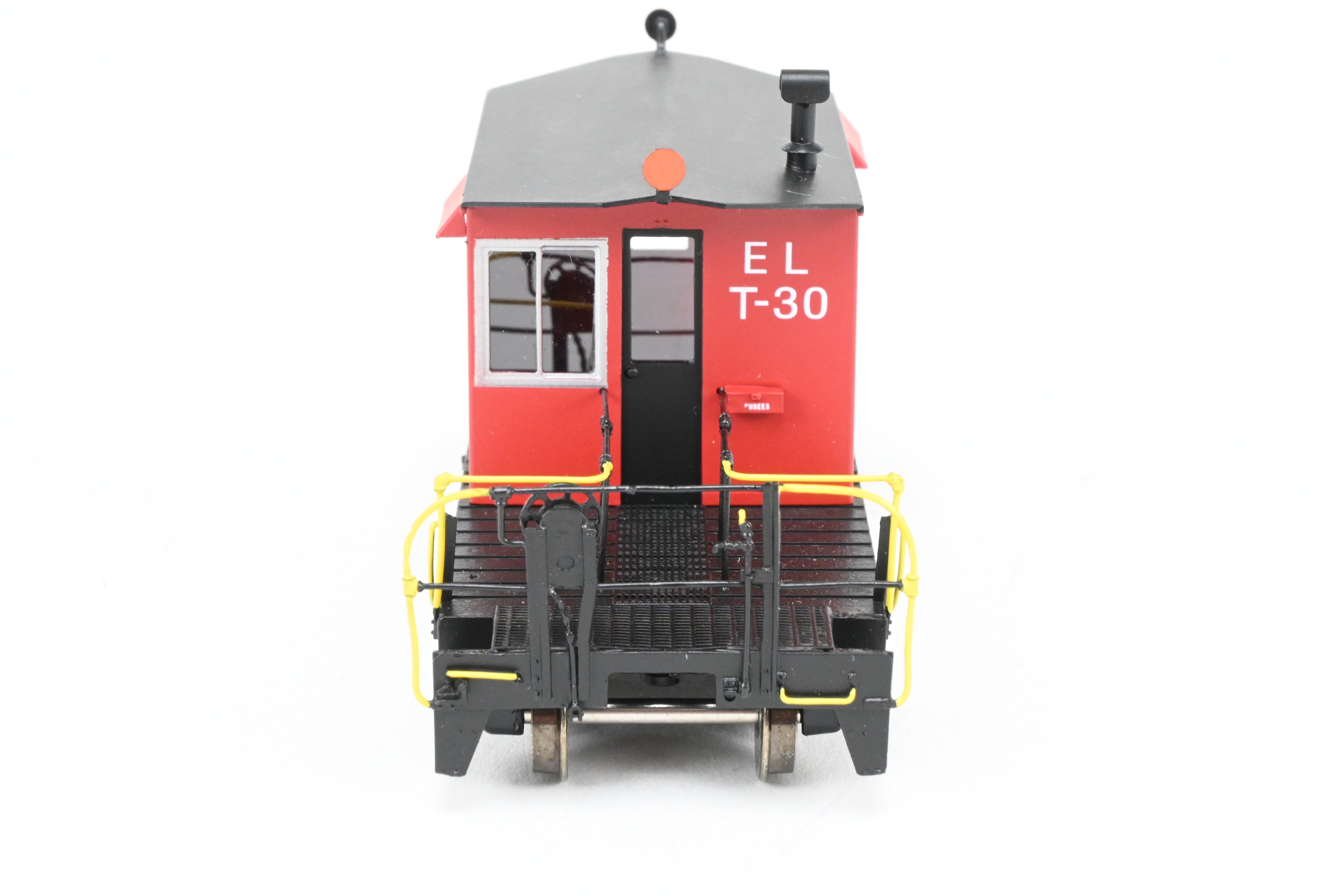 HO Brass OMI Erie Lackawanna Factory-Painted Transfer Caboose No. T-30