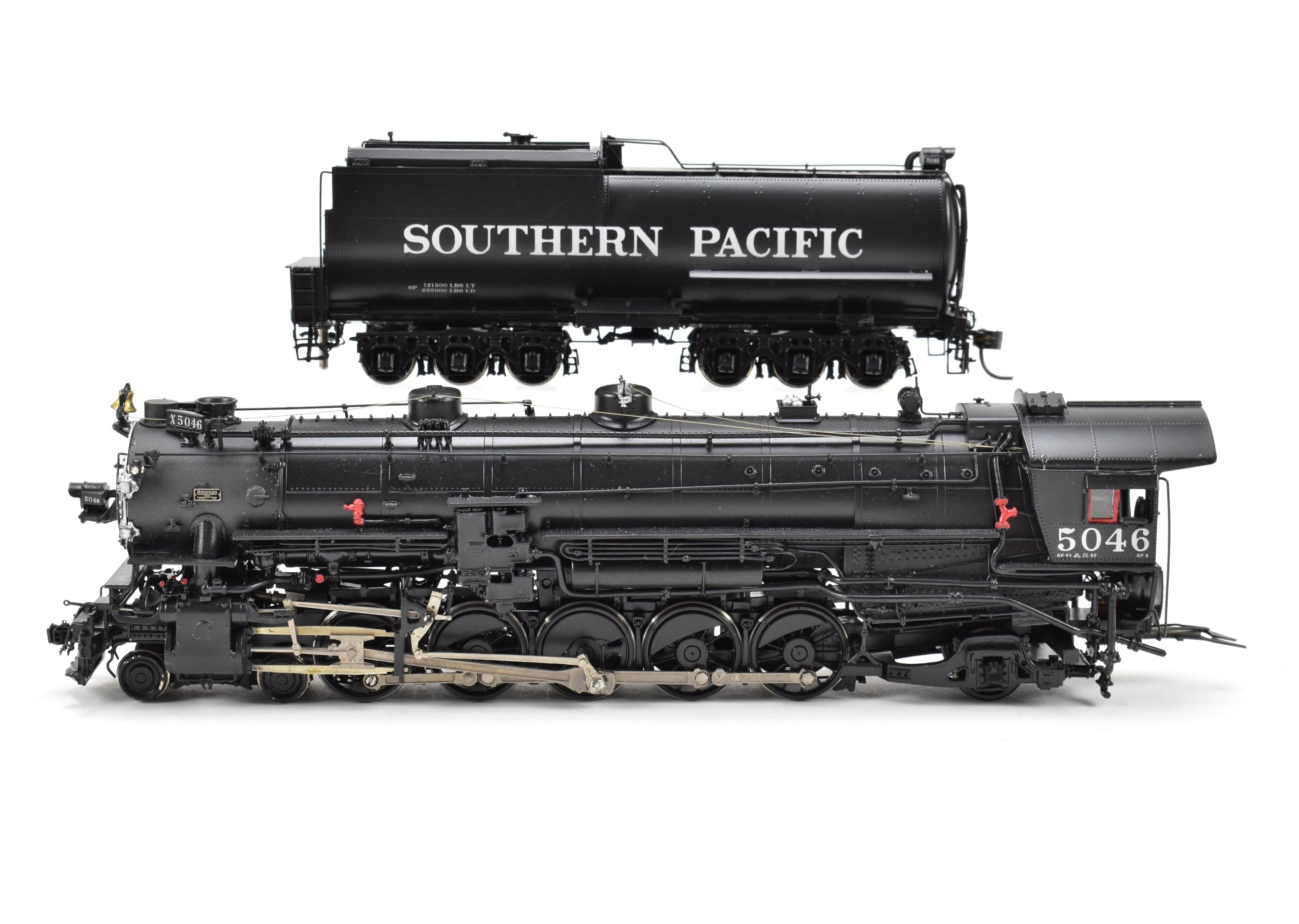 HO Scale Brass Precision Scale Co. SP-3 4-10-2 Pro Painted Locomotive #5046