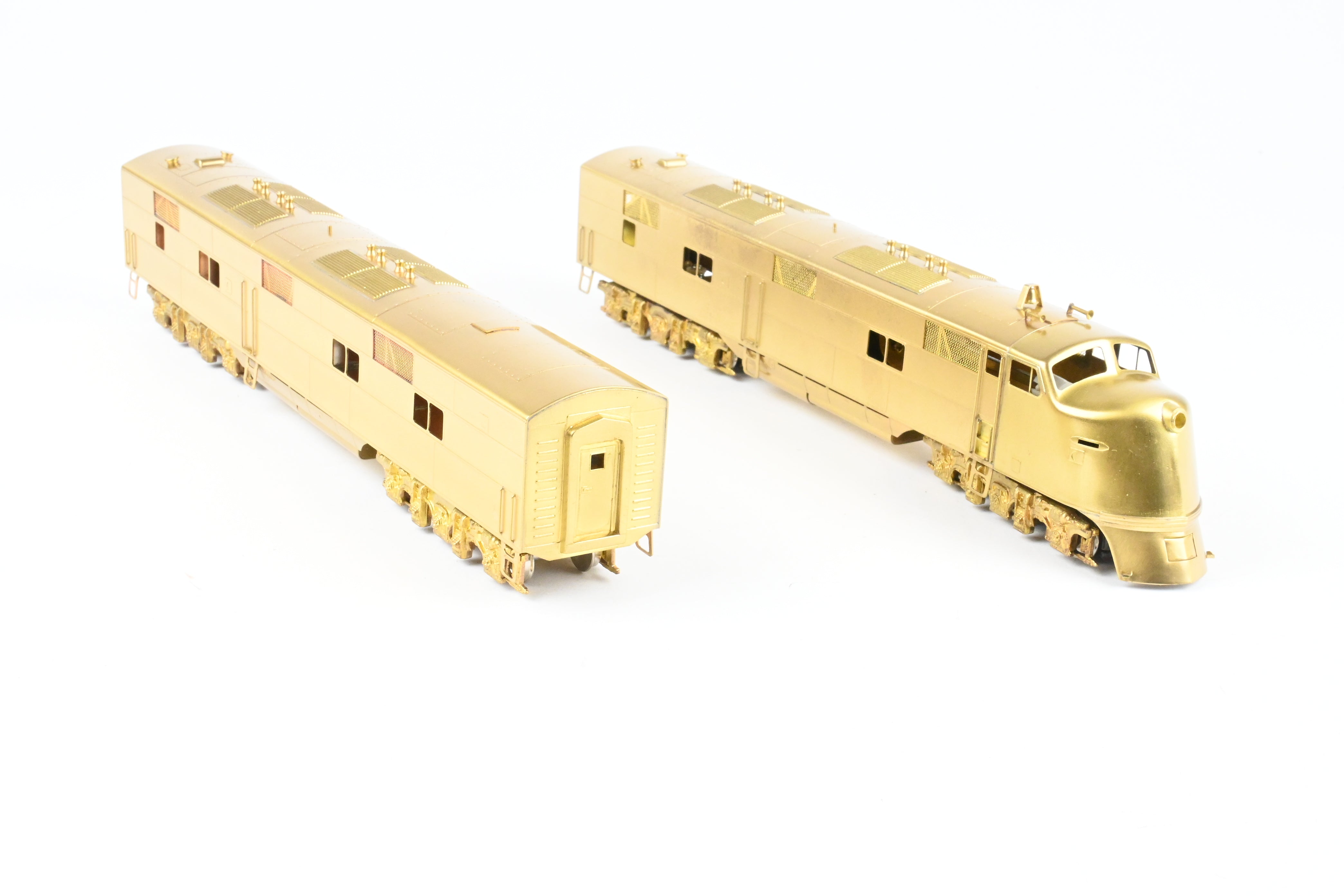 HO Scale Brass Hallmark Model Train Sets of Various Roads - EMD E3/6 A/B Set with Powered A Unit and Unpowered B Unit