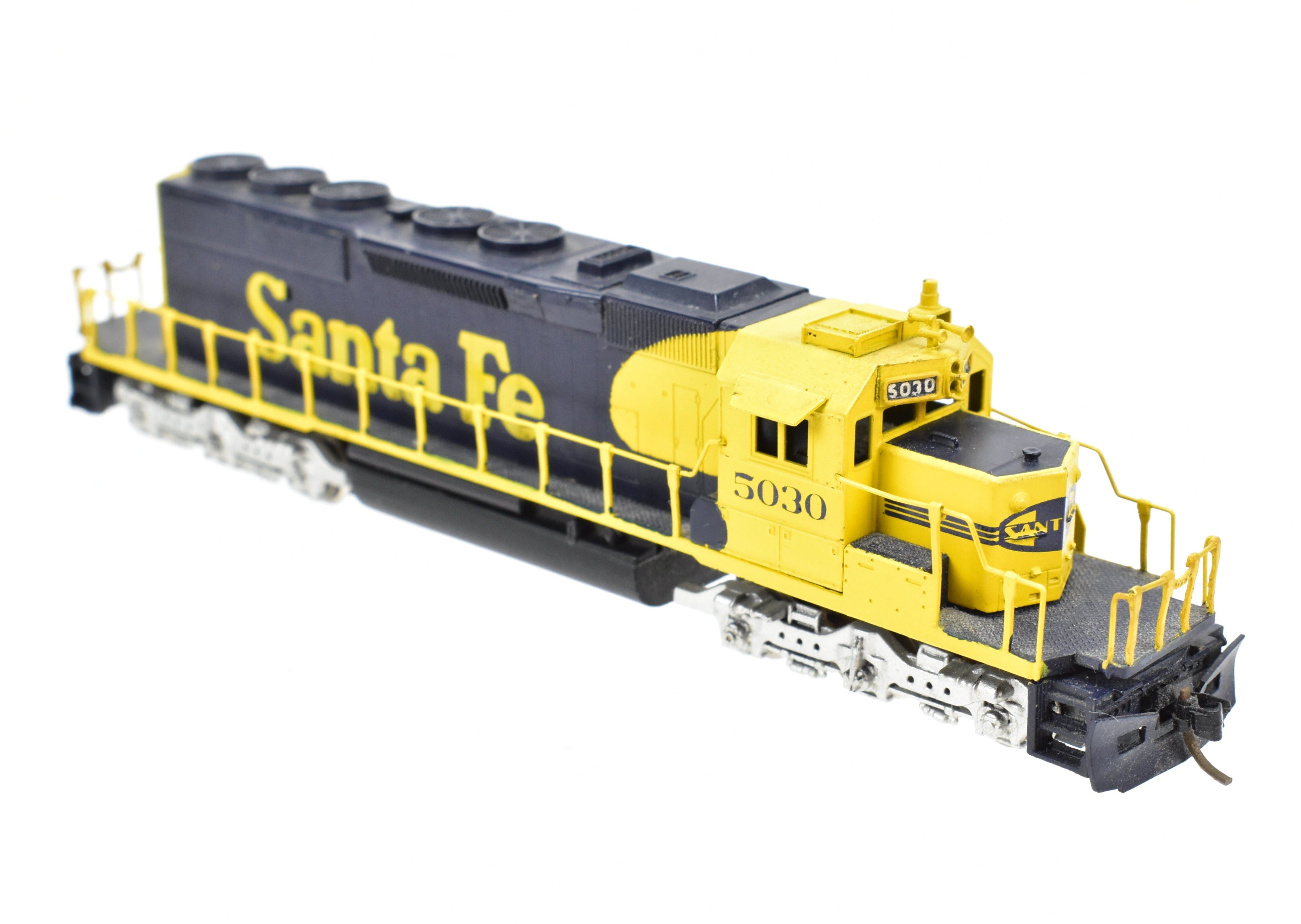 N Scale Brass Key Imports AT&SF Santa Fe EMD SD40 - 2 Medium Nose #5030 FP Model
