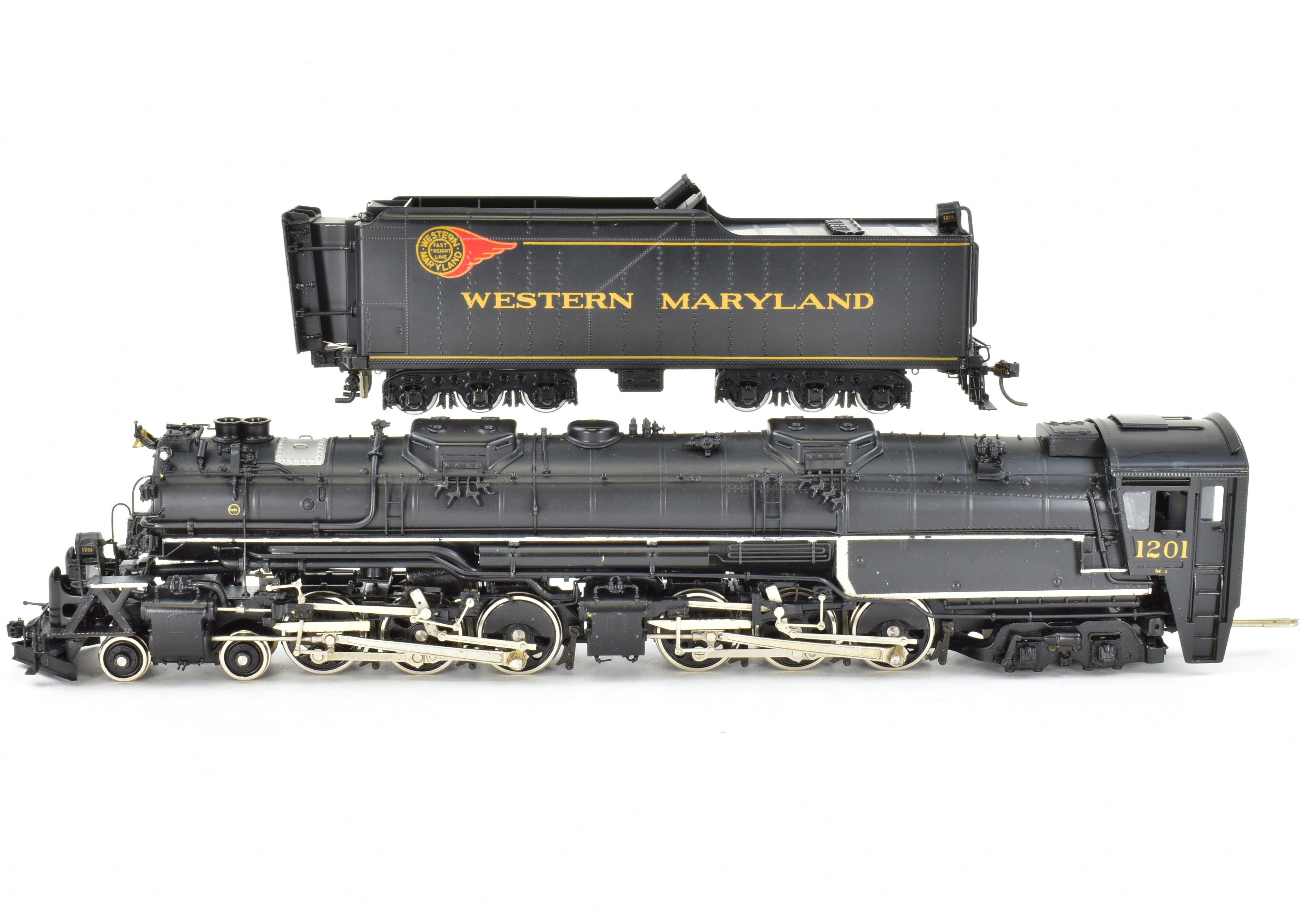 HO Scale Brass PSC Precision Scale Co. Western Maryland 4-6-6-4 M-2 FP #1201 Model