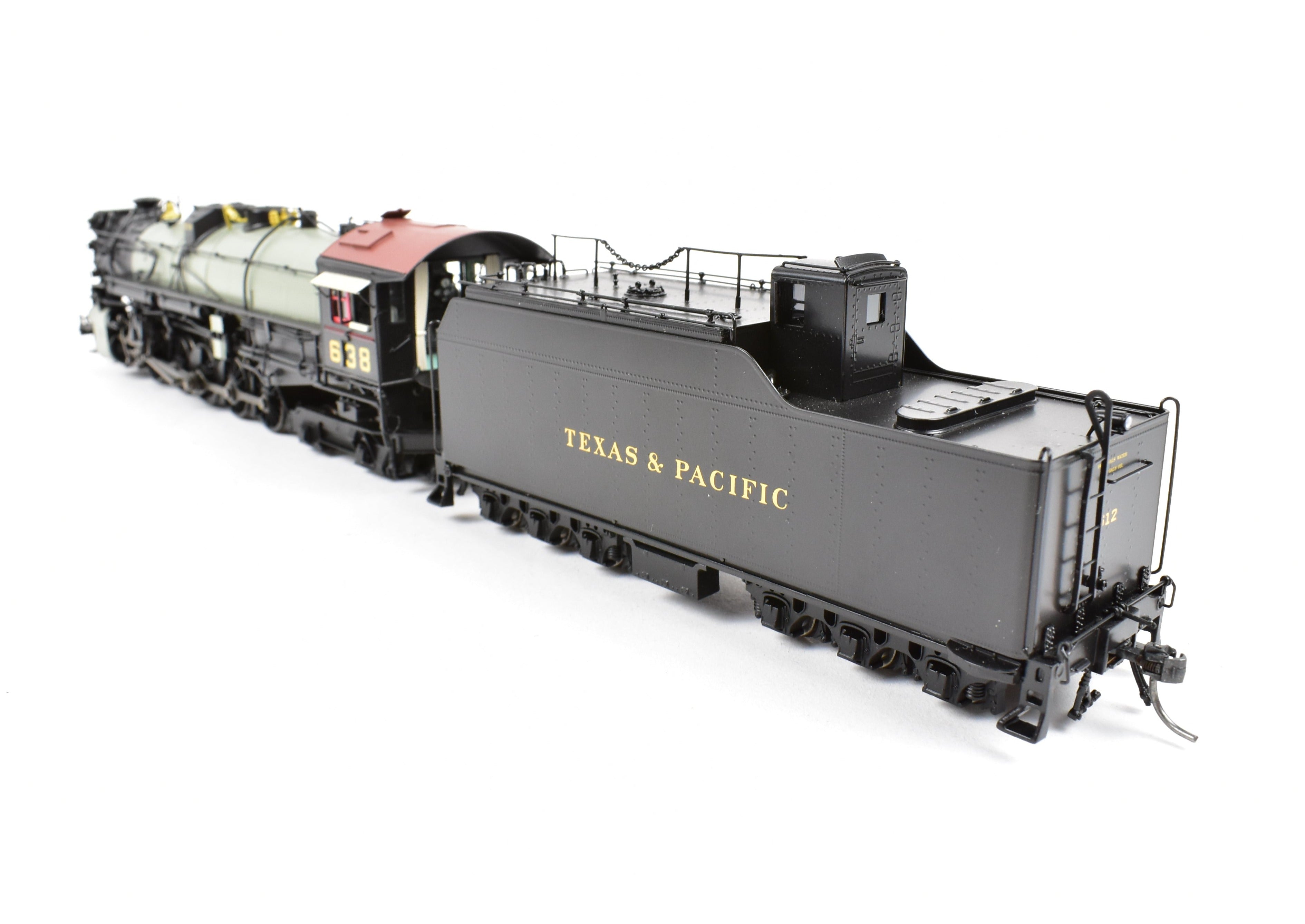 HO Scale Brass Hybrid BLI T&P 2-10-4 FP DCC & Sound Renumbered #638