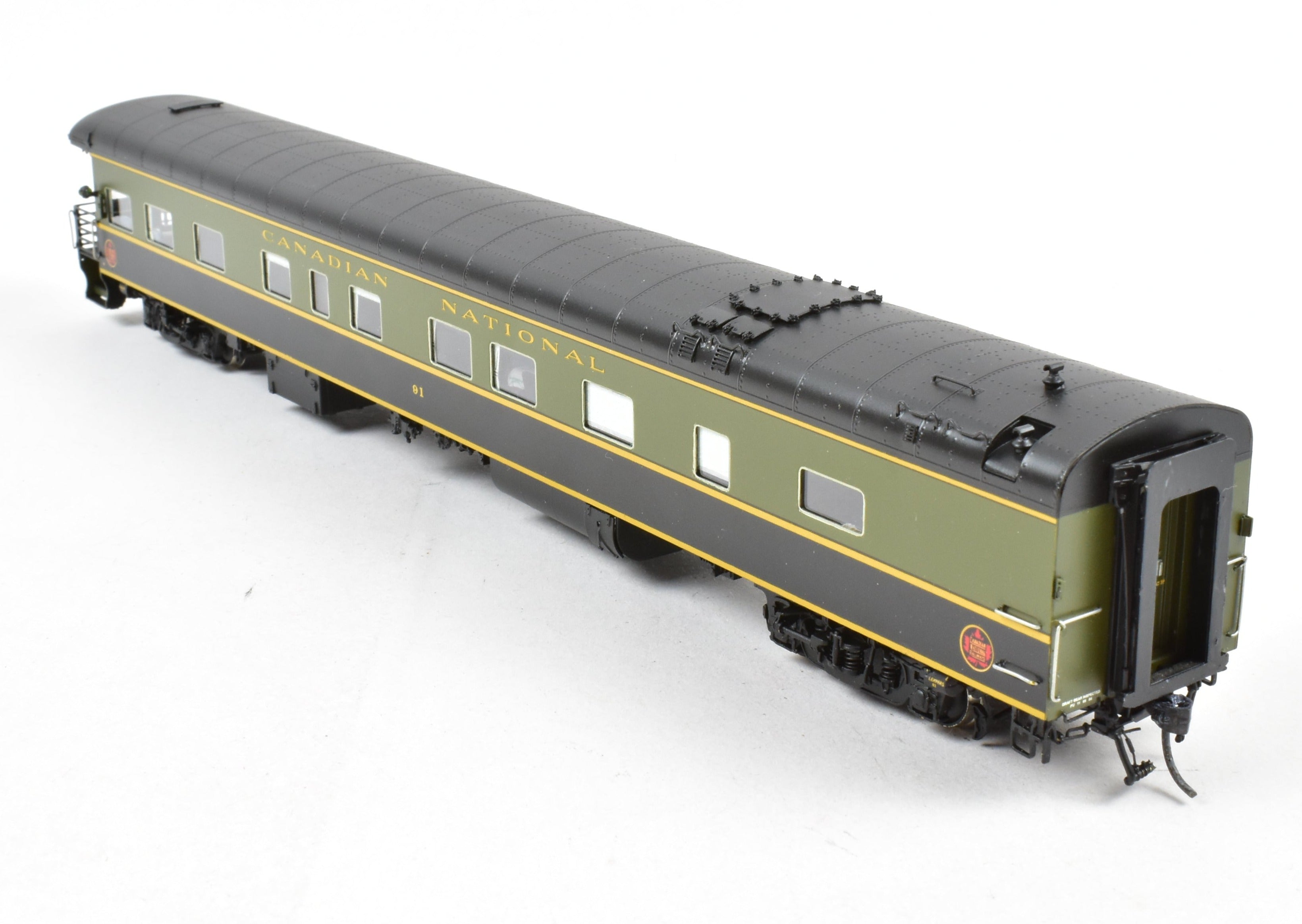 RARE! HO Brass CON W&R Enterprises CN Canadian National Bonaventure 91 Pro Painted with Interior