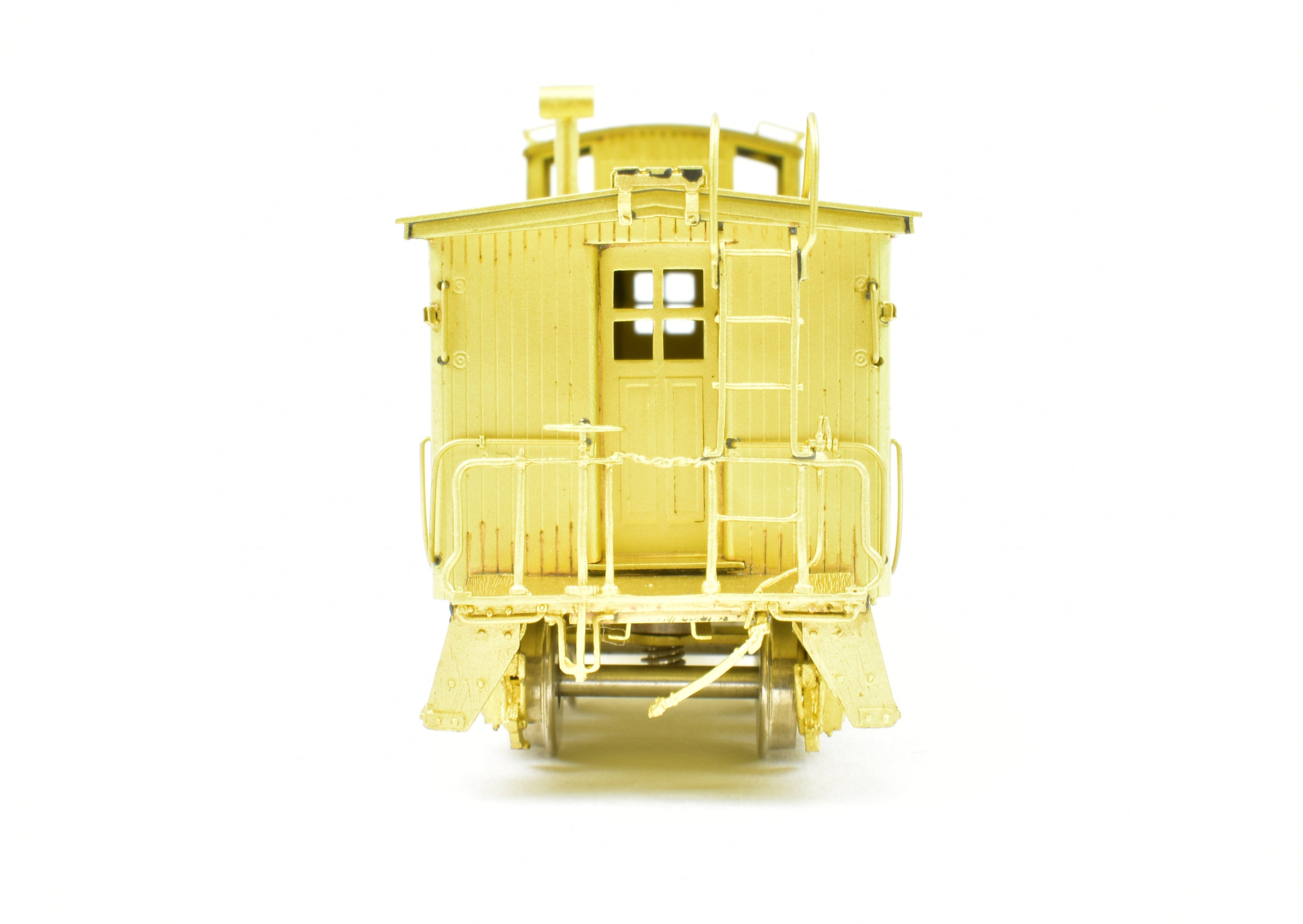 HO Brass OMI C&NW Wood Caboose End Windows Only, Minor Box Wear