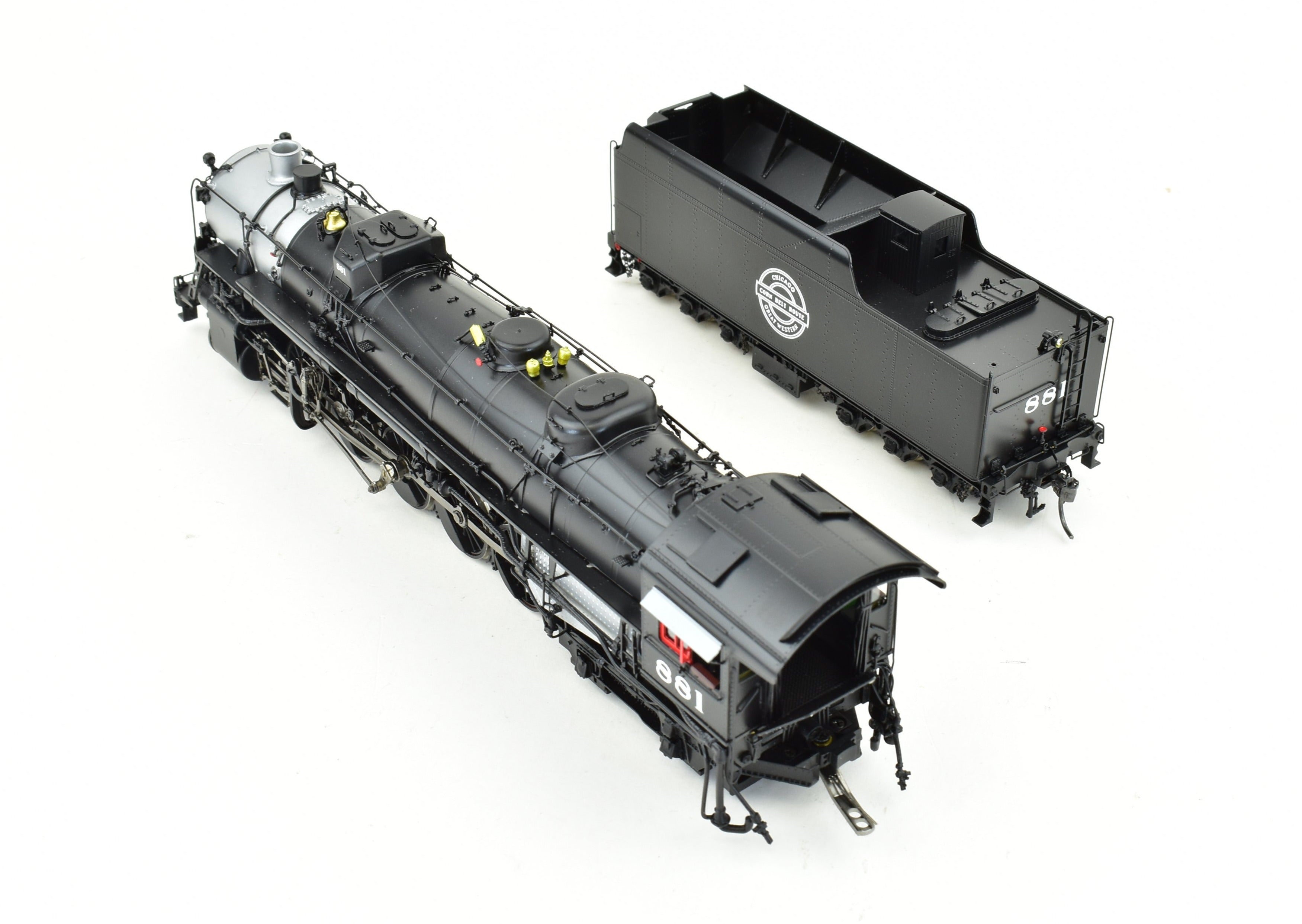 HO Brass GPM - Glacier Park Chicago Great Western 800 Class 2-10-4 FP #881
