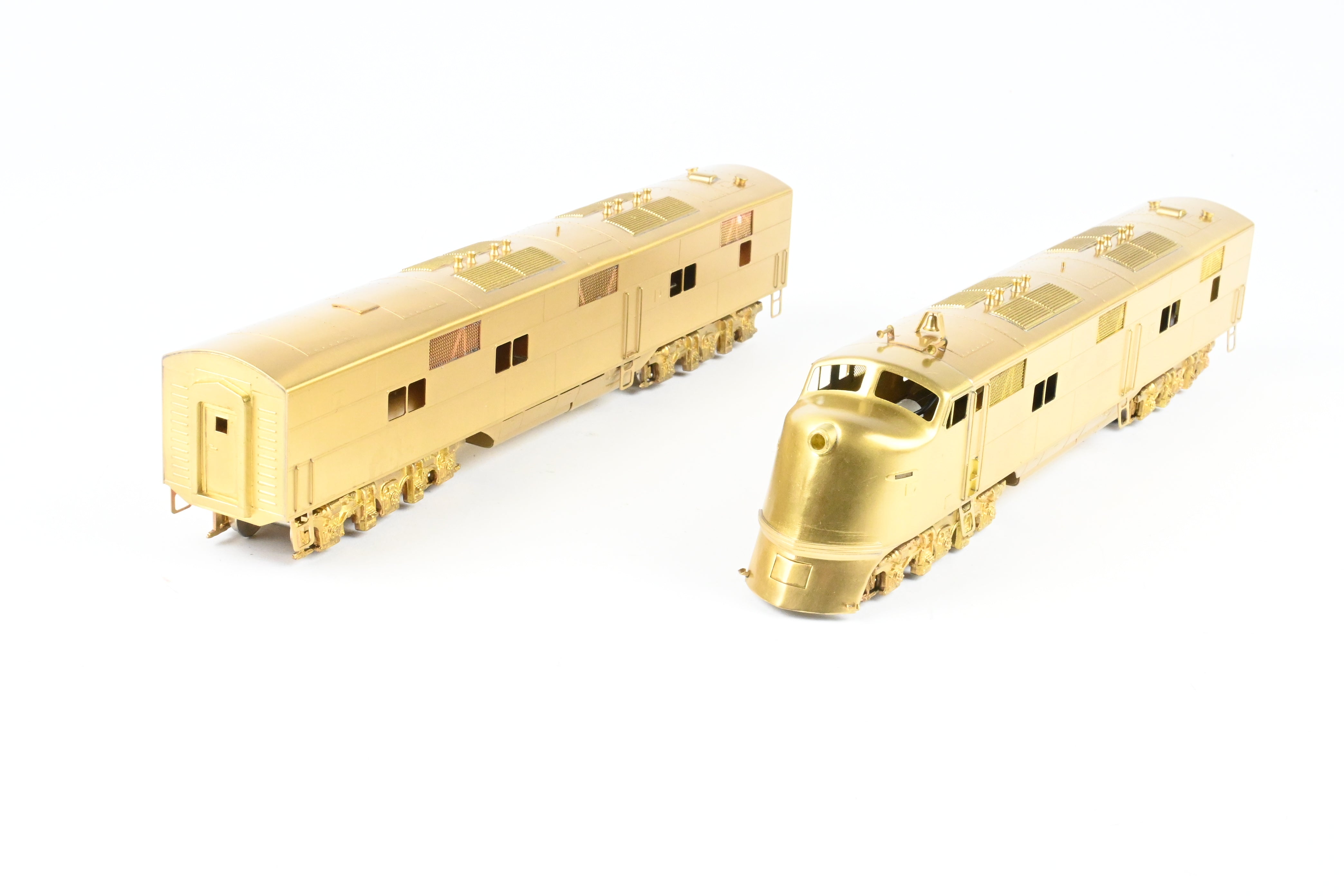 HO Scale Brass Hallmark Model Train Sets of Various Roads - EMD E3/6 A/B Set with Powered A Unit and Unpowered B Unit
