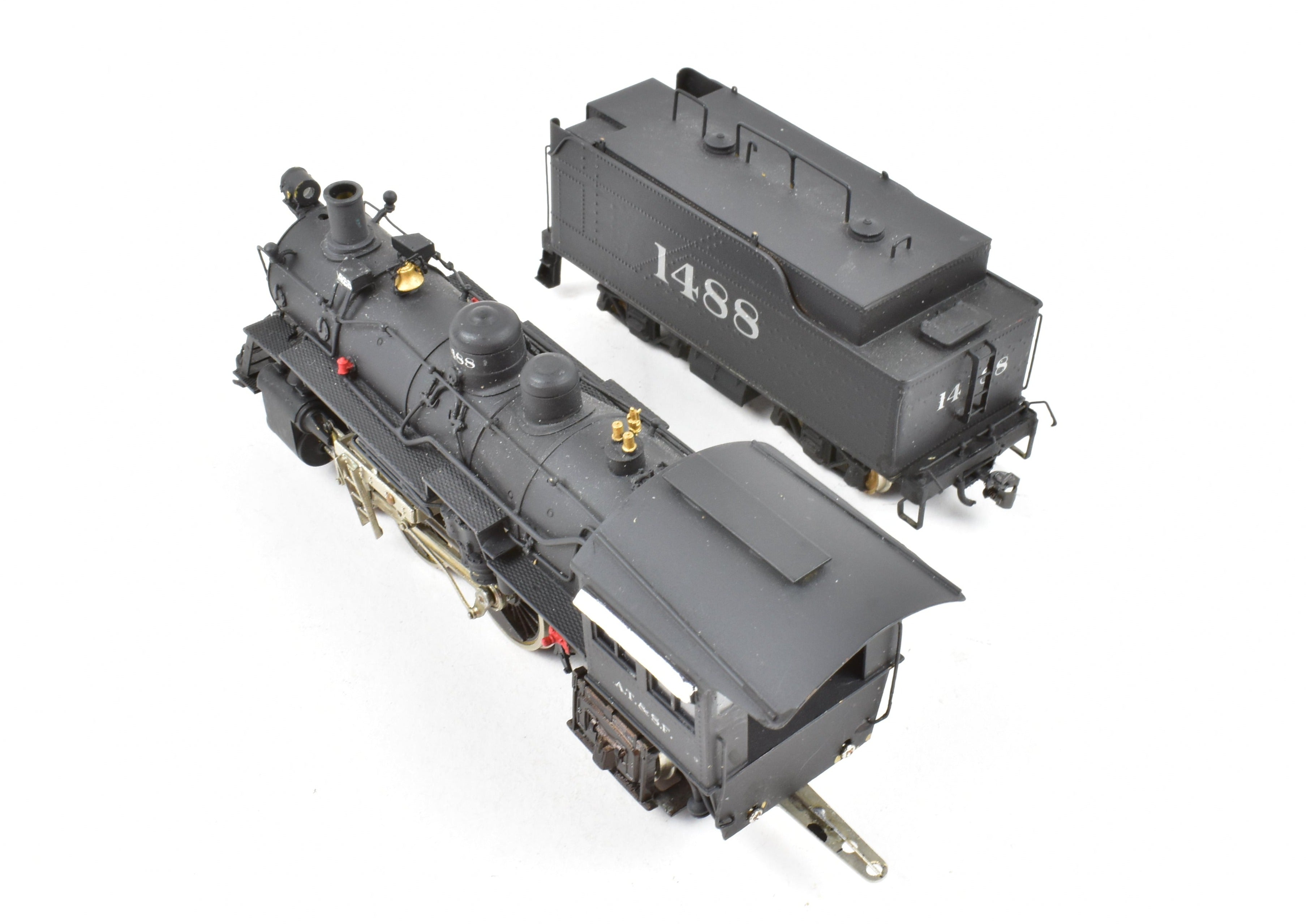 HO Scale Brass Balboa ATSF - Santa Fe 1480 Class 4-4-2 Atlantic Steam Locomotive Model with CP #1488