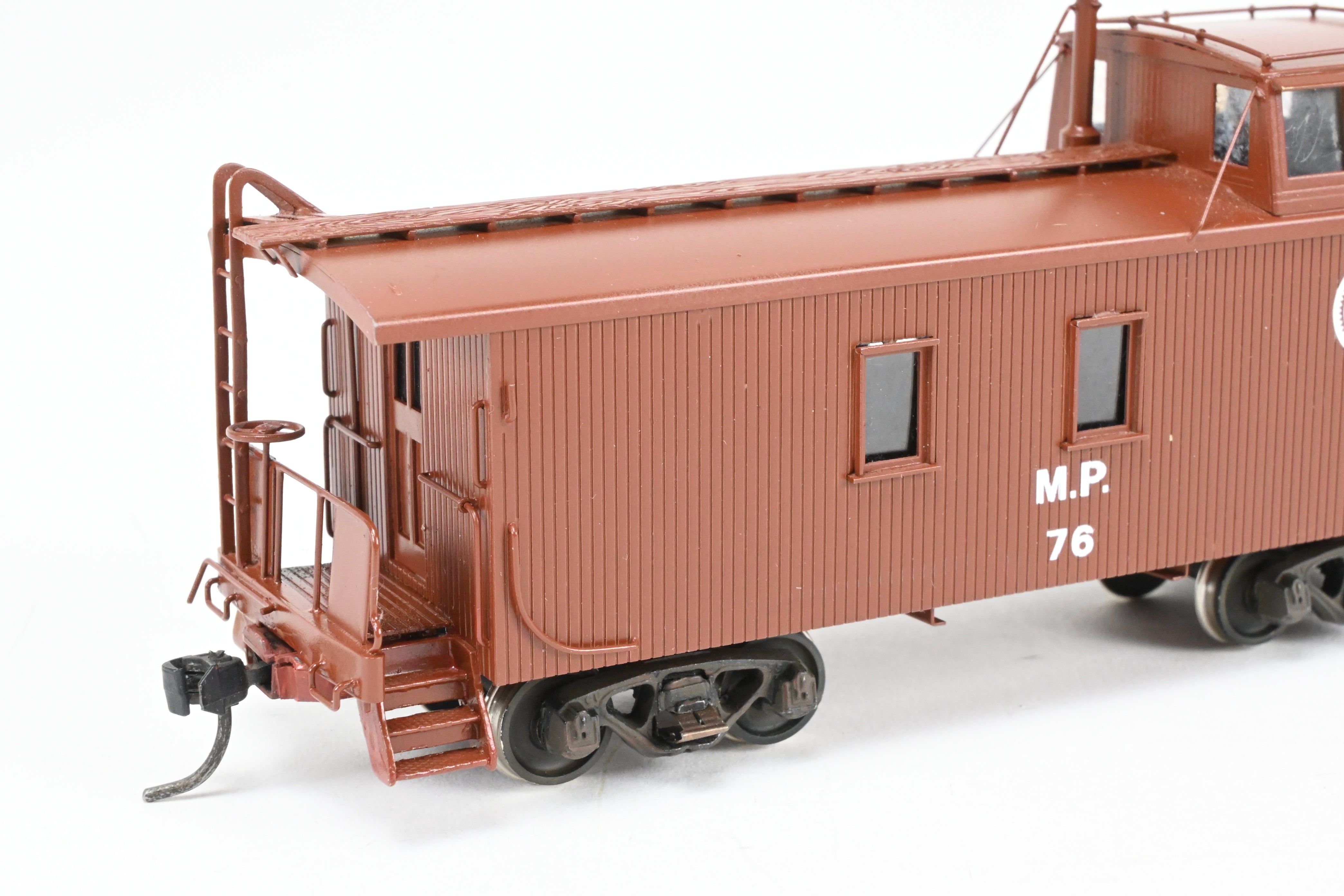 HO Scale Brass Model Missouri Pacific Wood Caboose CP Scratch Built by Joe G. Collias in REBOXX Packaging
