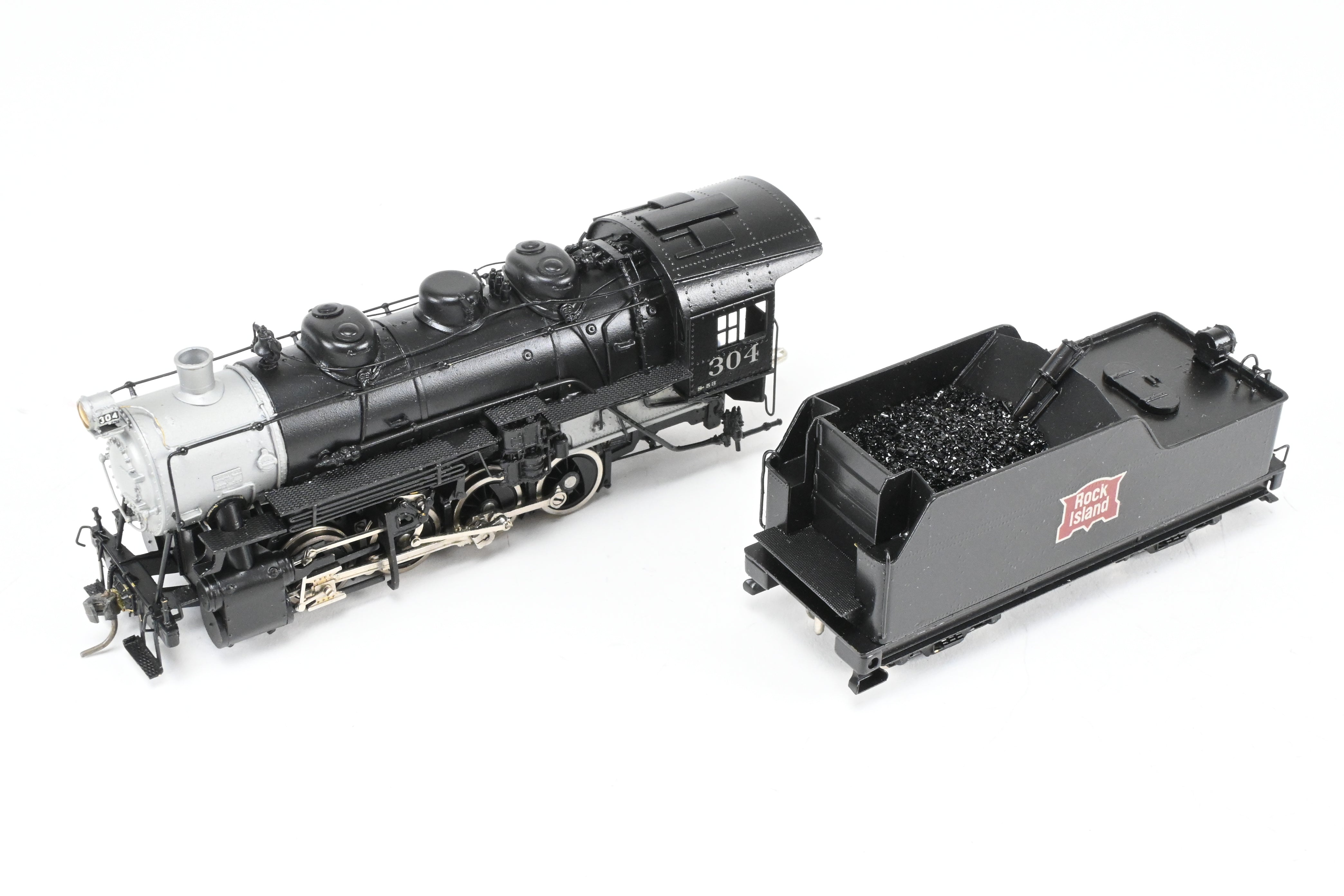 HO Scale Brass Alco Models Custom - Painted CRI&P - Rock Island USRA 0 - 8 - 0 Switcher Model Train