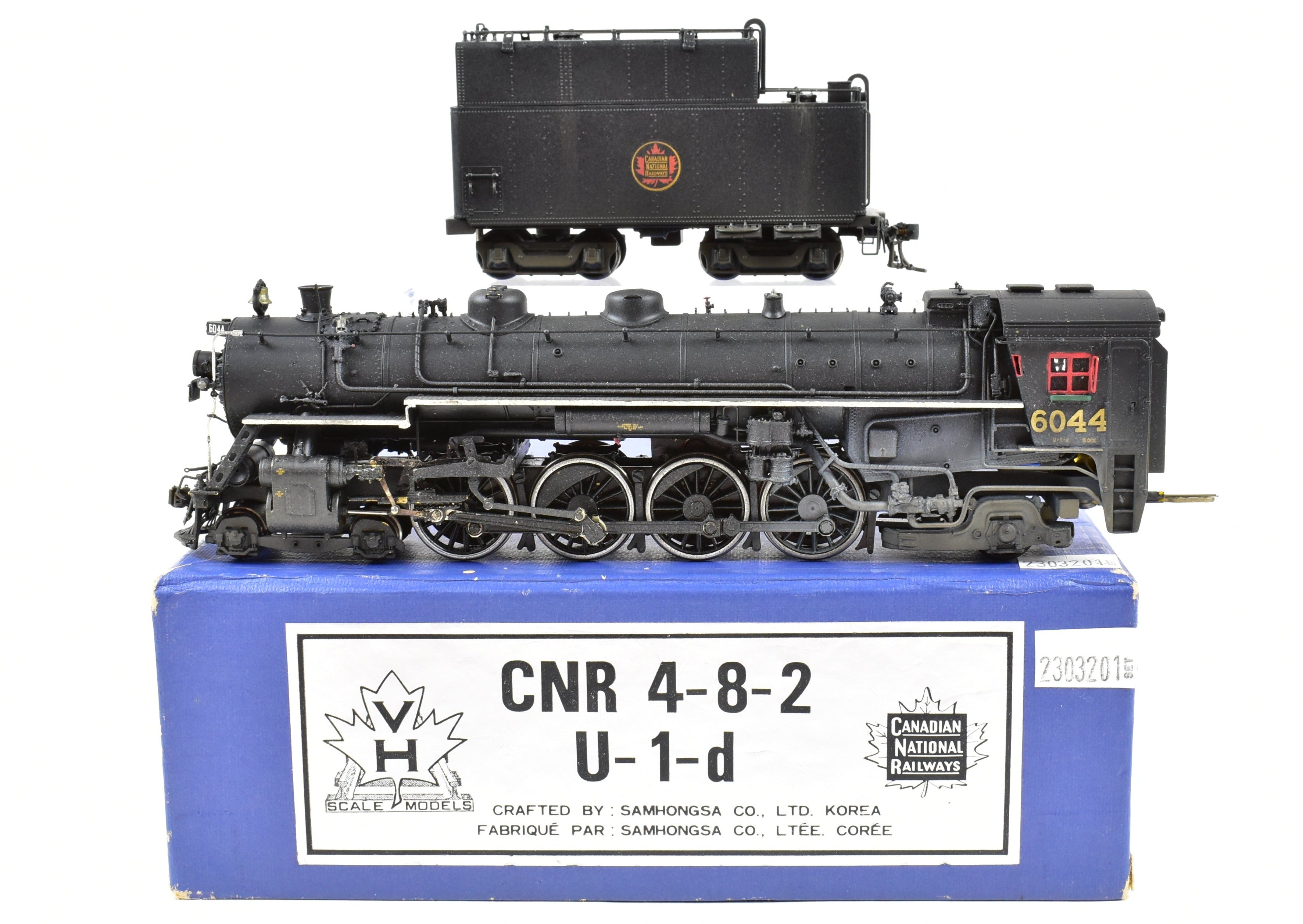 HO Brass Van Hobbies Canadian National Railway 4-8-2 U-1-d Mountain Custom DCC Painted