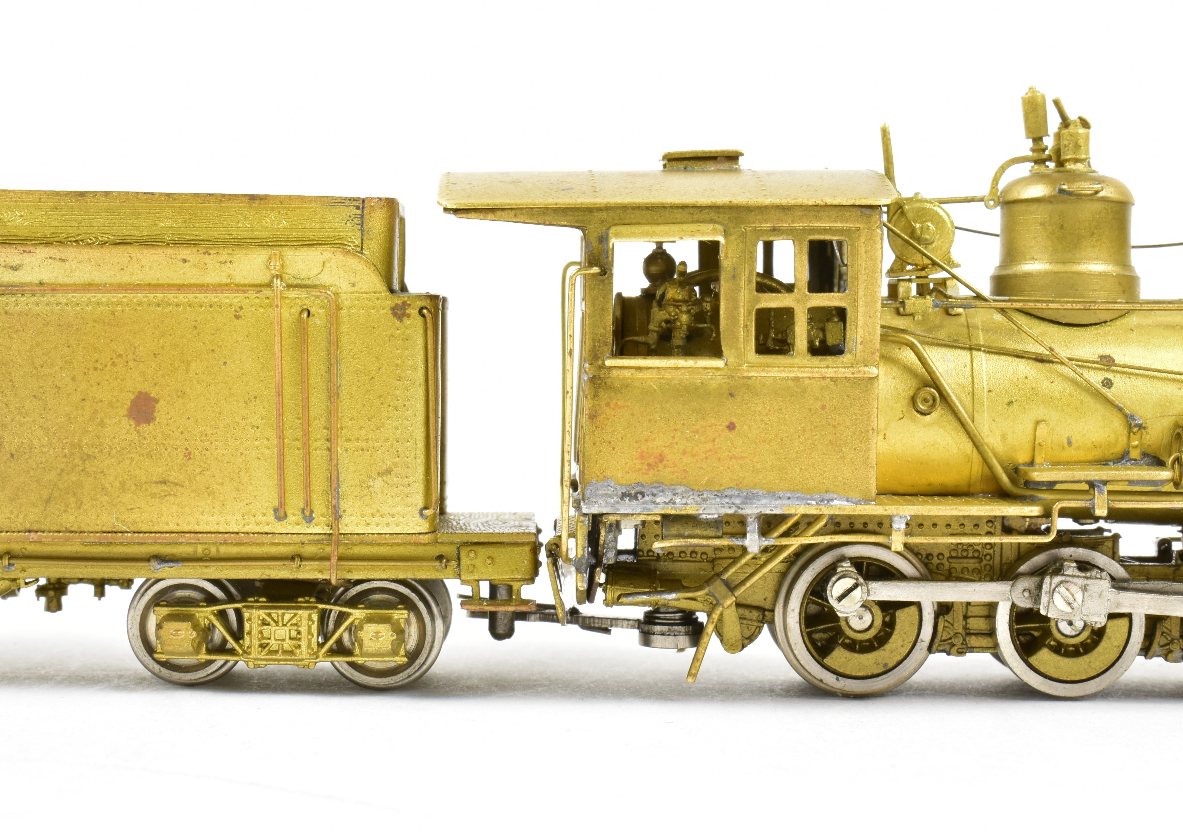HOn3 Scale Brass Model Train - Key Imports RGS Rio Grande Southern C - 17 No. 42 2 - 8 - 0 Consolidation with Re - Motored Mechanism