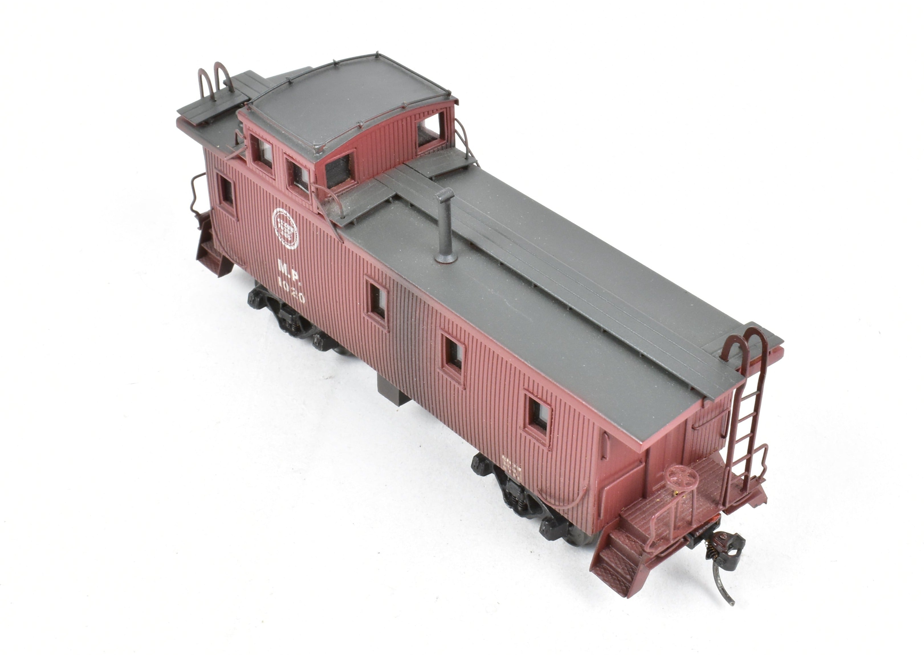 Hallmark Models HO Brass Missouri Pacific Wood Sheathed Caboose No. 1020, Painted
